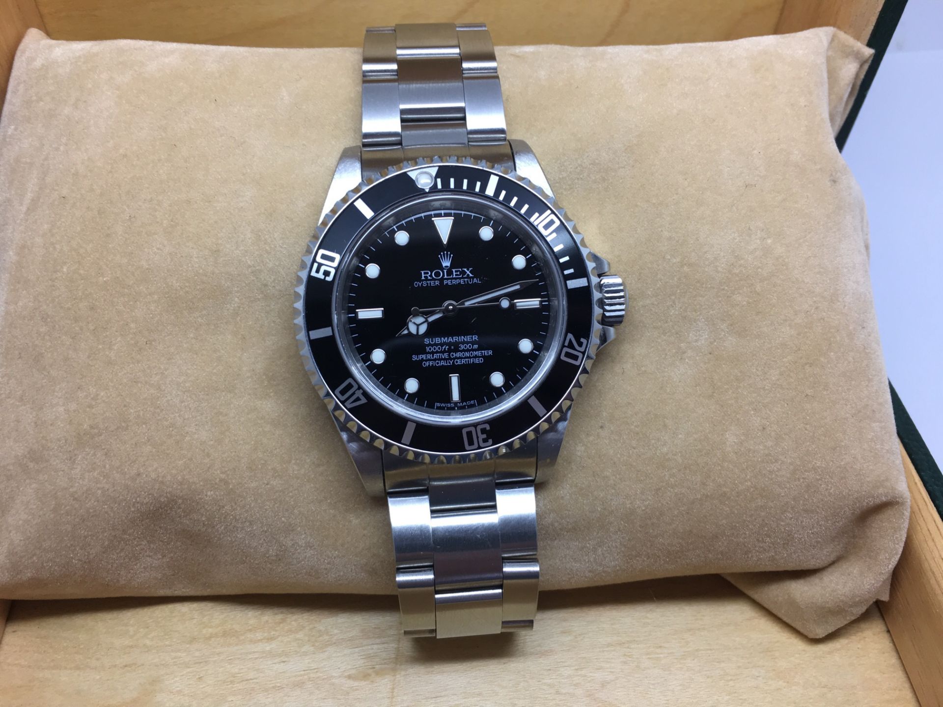 ROLEX OYSTER SUBMARINER WATCH - DATES TO APPROX 2008/09 - Image 2 of 10