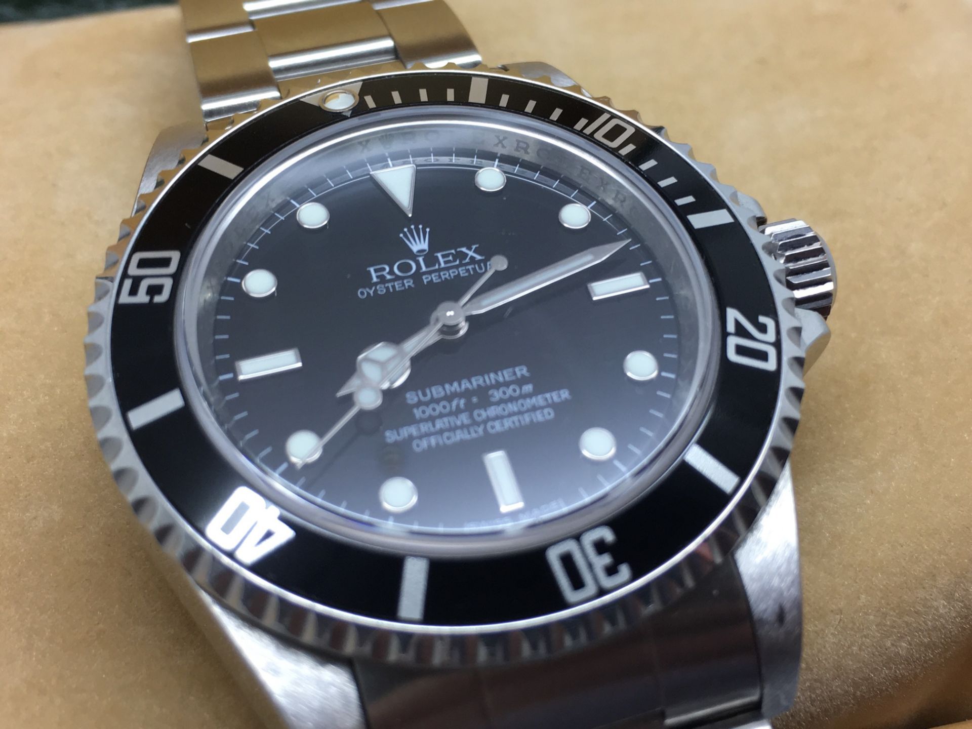 ROLEX OYSTER SUBMARINER WATCH - DATES TO APPROX 2008/09 - Image 7 of 10