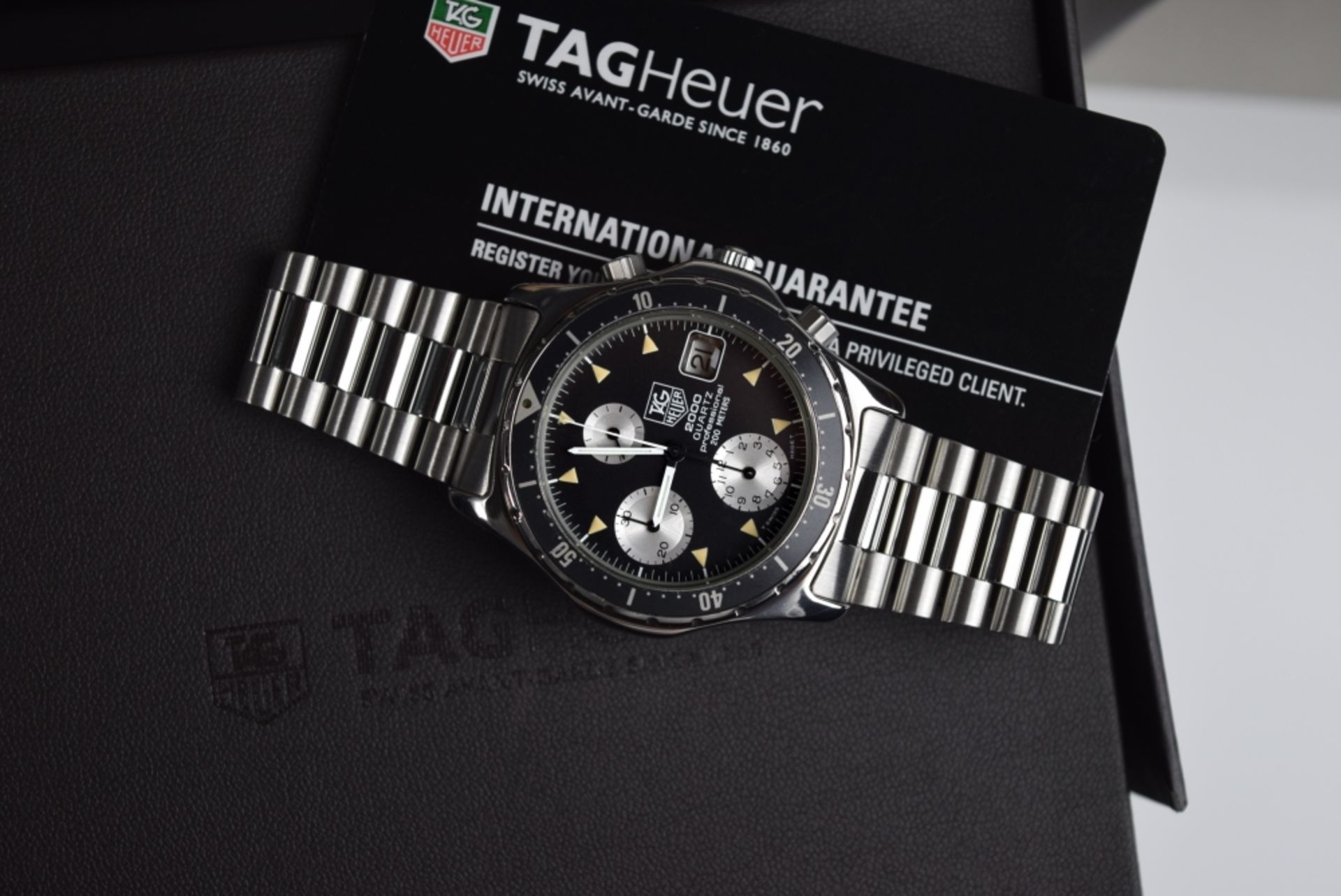 **ONE OFF** TAG Heuer Professional REF. 2000 CASE / 273.206/1 Chrono (VERY RARE) - Image 3 of 6