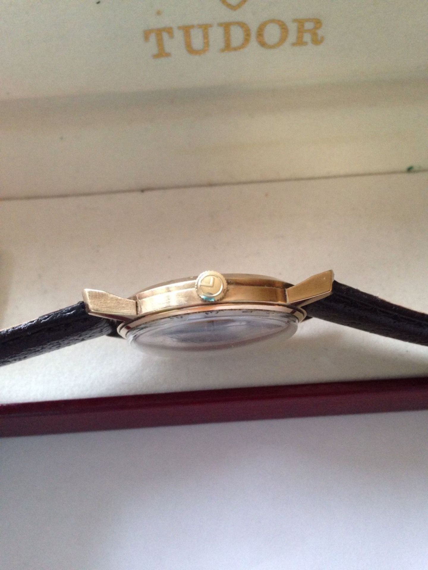Vintage Gold Tudor Watch In Original Box - Image 4 of 5