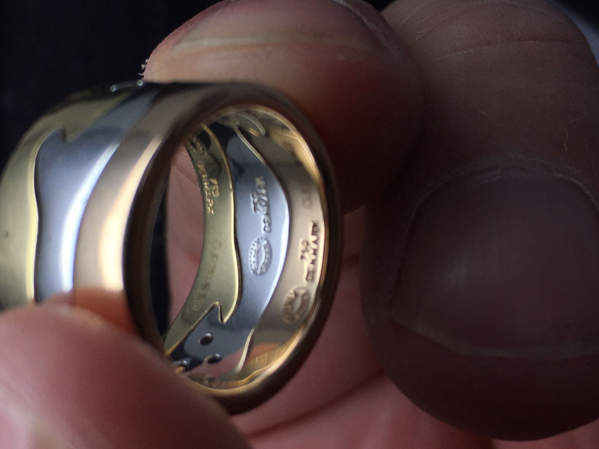 18ct Gold GEORG JENSEN Fusion Diamond Ring - Still Available on Georg Jensen Website for £2500 - Image 5 of 5
