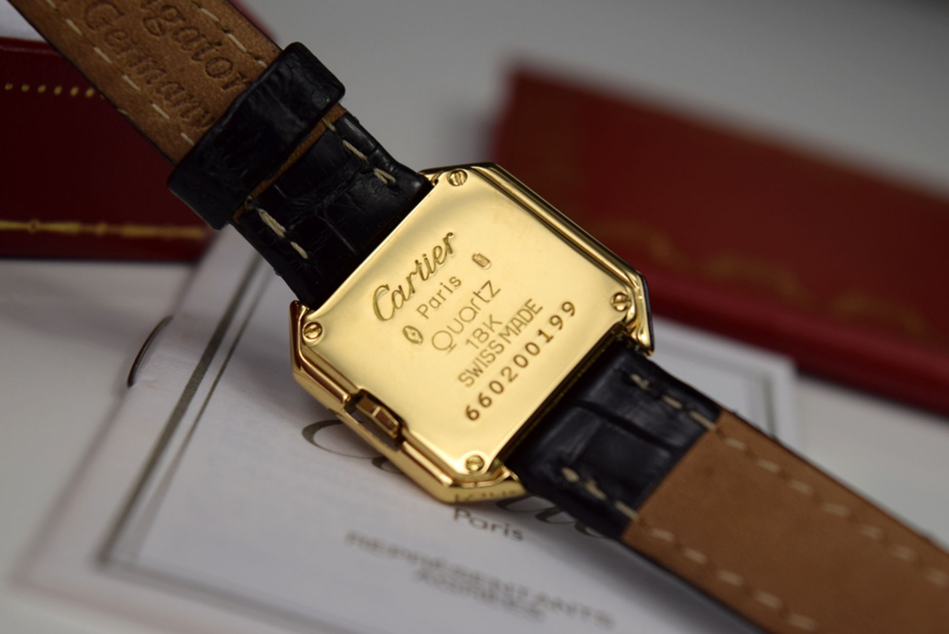 CARTIER – CEINTURE 18K GOLD (RARE VINTAGE LADIES WATCH!) - Image 2 of 5