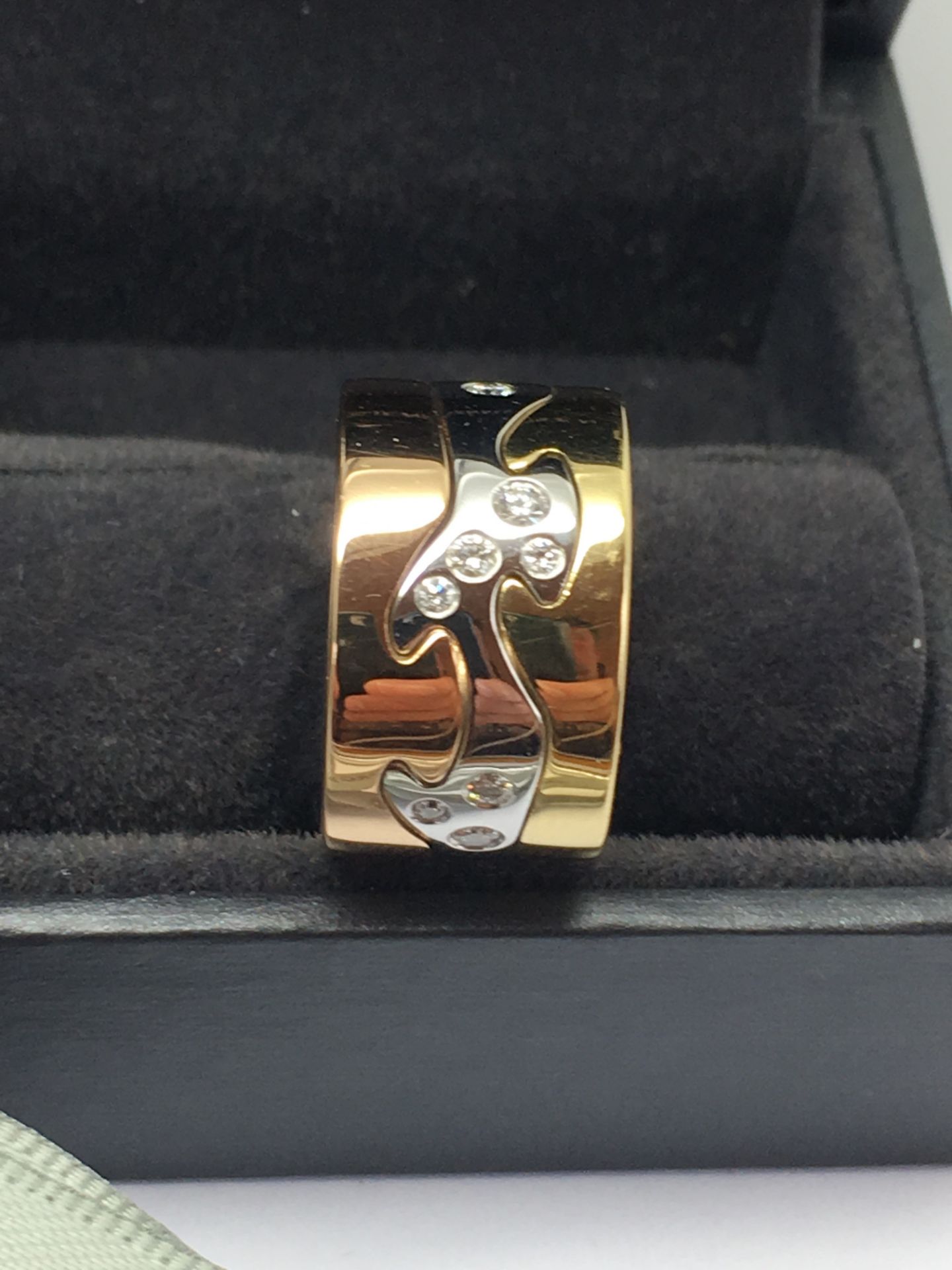 18ct Gold GEORG JENSEN Fusion Diamond Ring - Still Available on Georg Jensen Website for £2500 - Image 4 of 5
