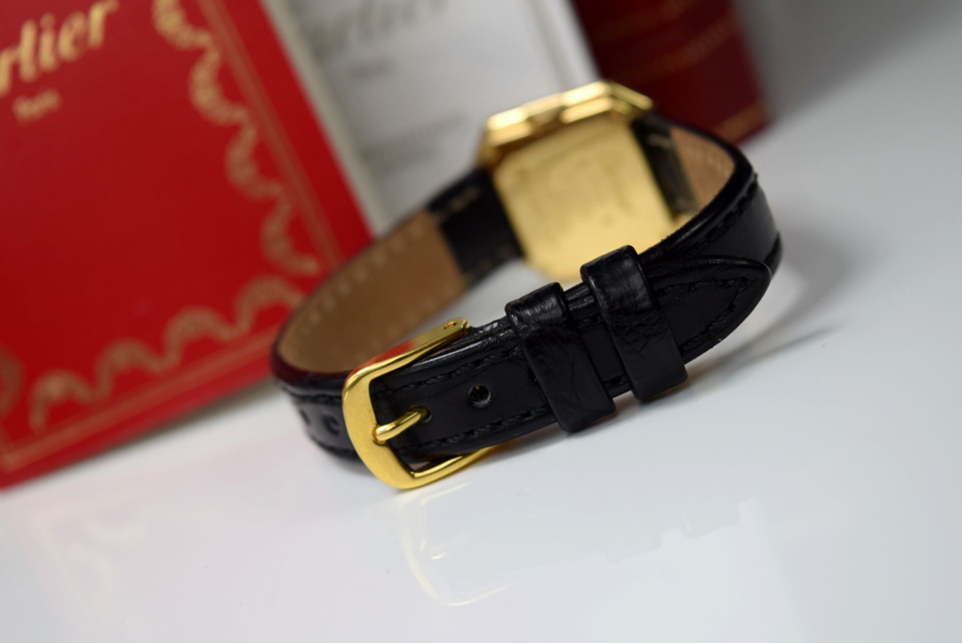 CARTIER – CEINTURE 18K GOLD (RARE VINTAGE LADIES WATCH!) - Image 5 of 5