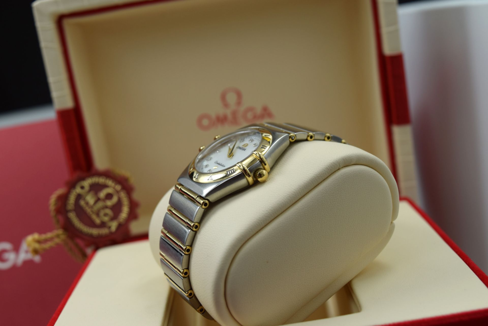 Ω OMEGA - 18k GOLD & STEEL ★CONSTELLATION★ with DIAMOND DIAL!!! - Image 10 of 12