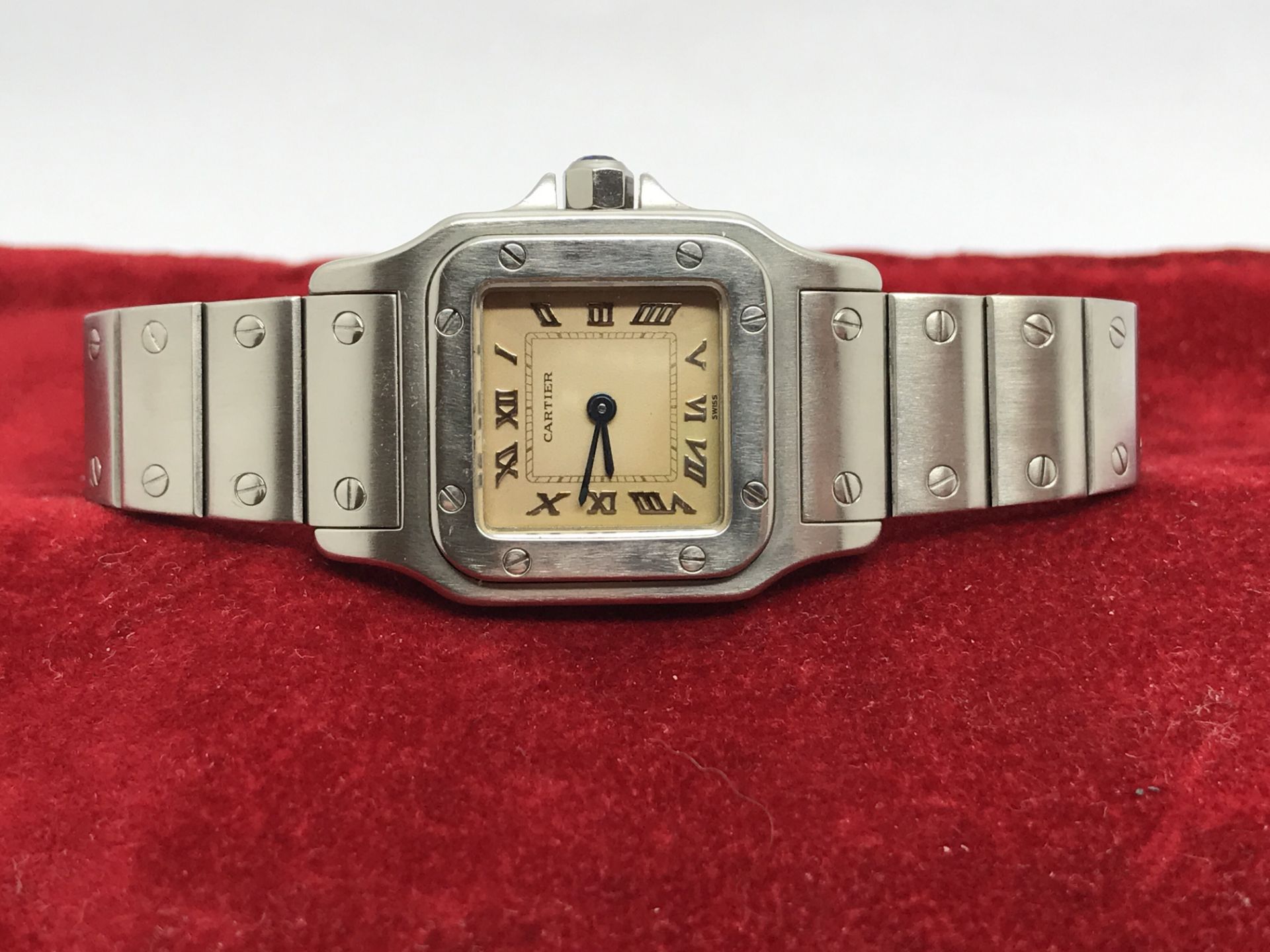 CARTIER SANTOS LADIES WATCH 12555