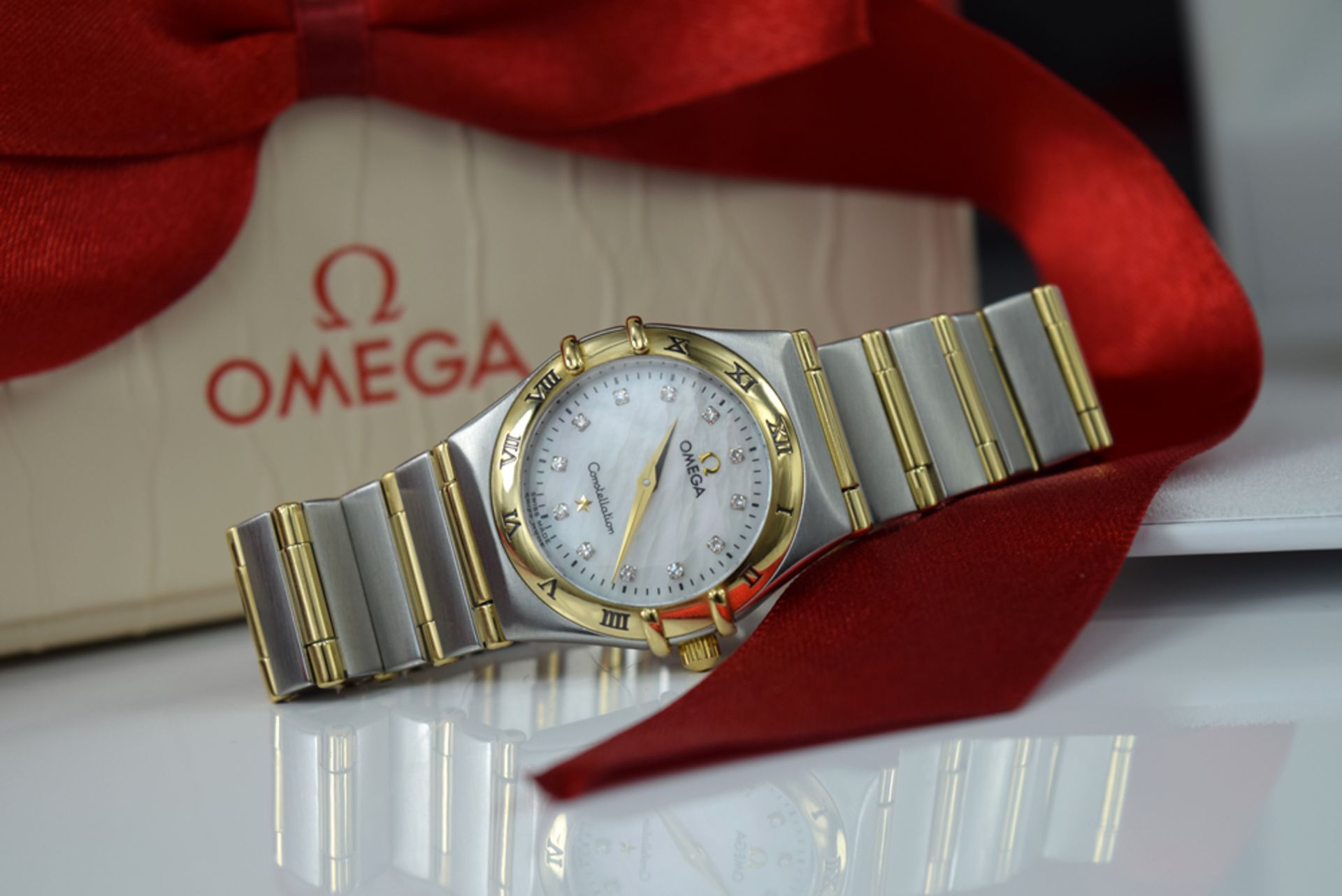 Ω OMEGA - 18k GOLD & STEEL ★CONSTELLATION★ with DIAMOND DIAL!!! - Image 11 of 12