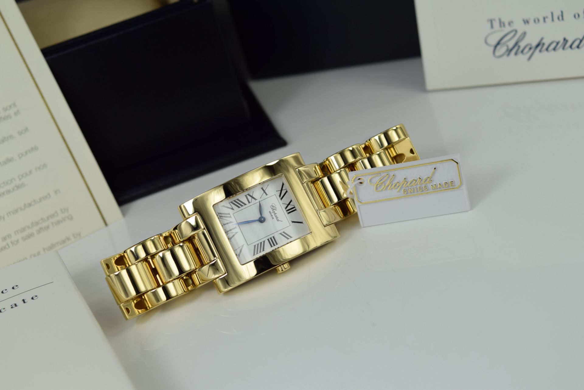 ❖ CHOPARD ❖ – CLASSIC 'HOUR' XL in 18k SOLID GOLD! XL SIZE (40mm x 30mm) BOX AND PAPERS! - Image 9 of 14