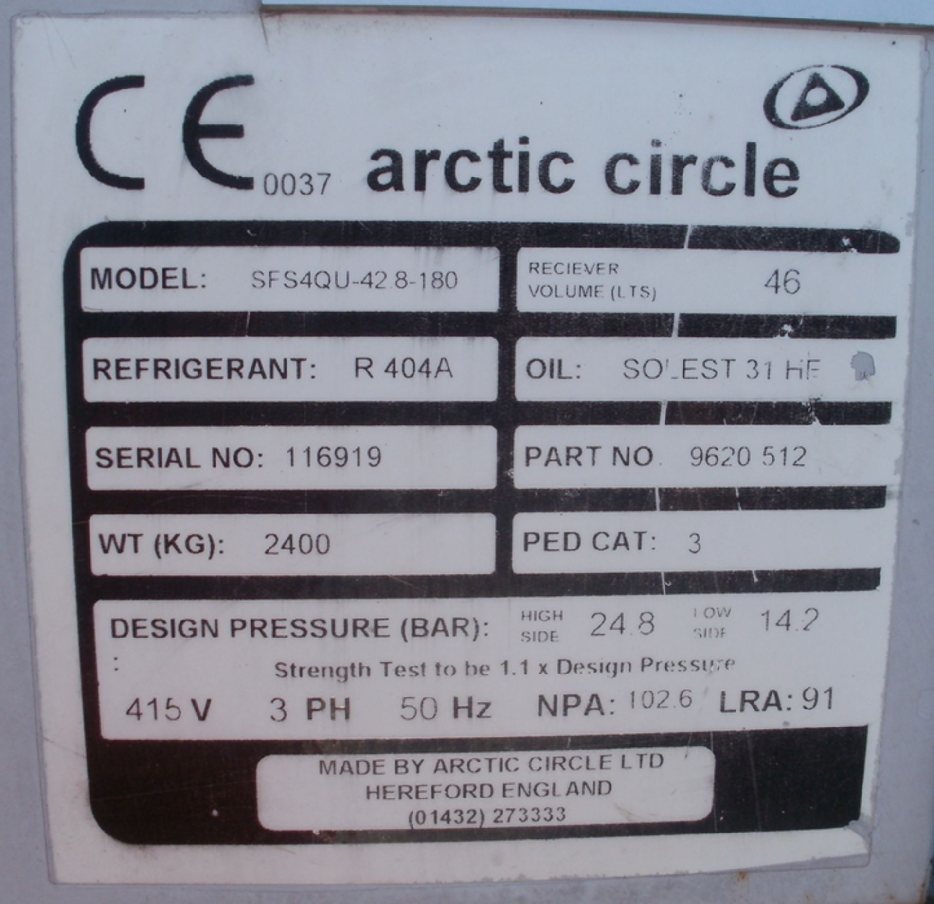 REFRIGERATION PACK SYSTEM - Image 3 of 3