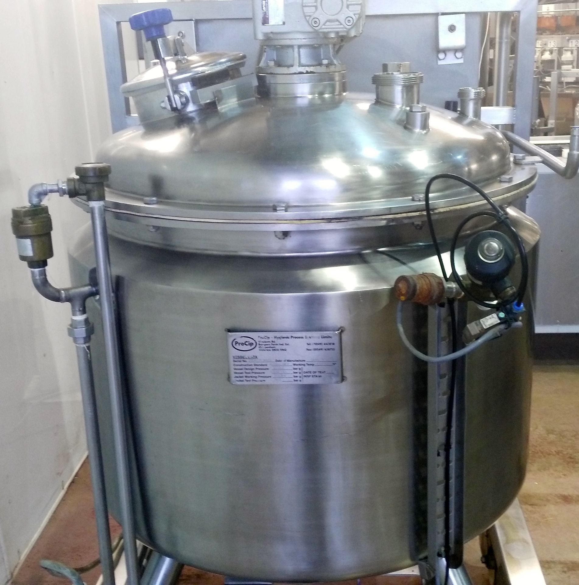 JACKETED PRESSURE TANK