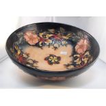 A Moorcroft pottery bowl, Oberon pattern 26cm diameter