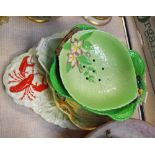 A Carlton Ware Australia design lobster dish and four other Carlton Ware dishes (4)