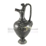 A grand tour bronze jug 15cm