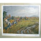 A pair of John King limited edition coloured prints, "The Duhallow Hunt at Newtown" and "The