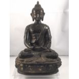 A Thai bronze Buddha seated in meditation 20cm high