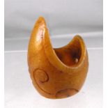 A Chinese hardstone archers ring 4cm high