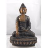 A Thai bronze Buddha, seated in meditation 15cm high