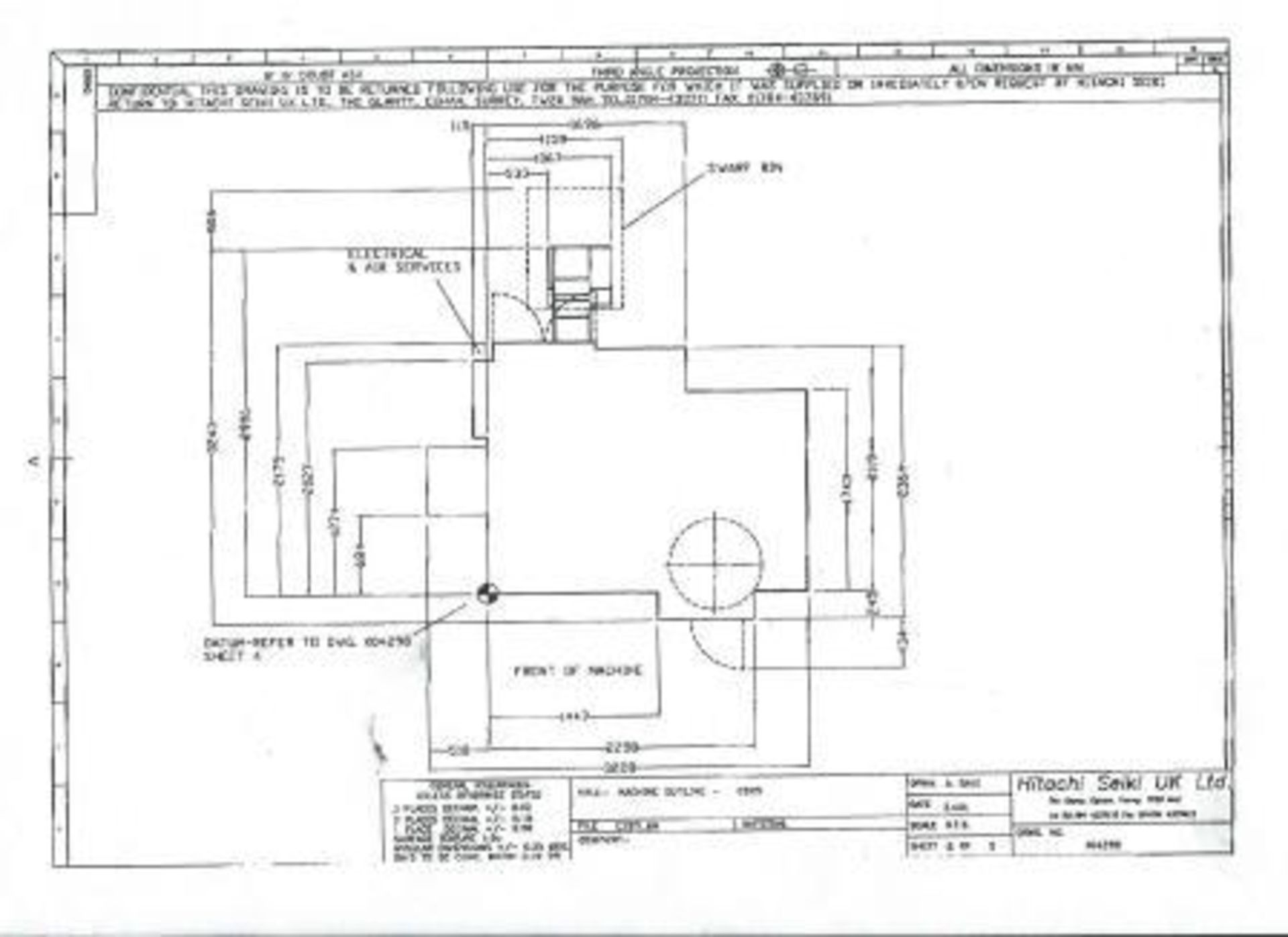 Hitachi Seiki CS25 Vertical Turning Centre - Image 7 of 8