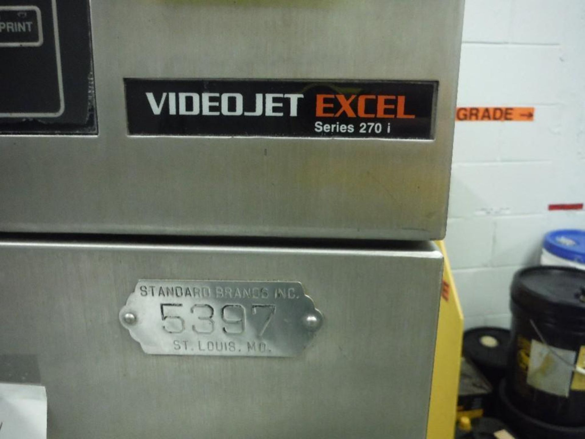 Videojet ink jet marking machine, Model Excel 270i, SN I293M13023, parts machine. - RIGGING FEE FOR - Image 3 of 3
