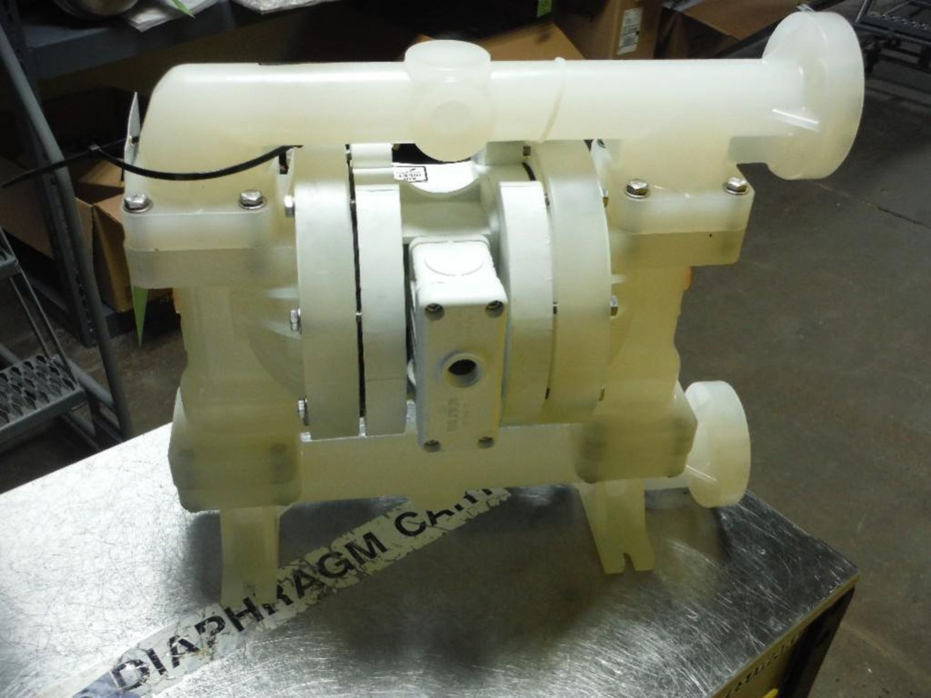 Wilden PVC diaphragm pump, new in box. - RIGGING FEE FOR DOMESTIC TRANSPORT $25