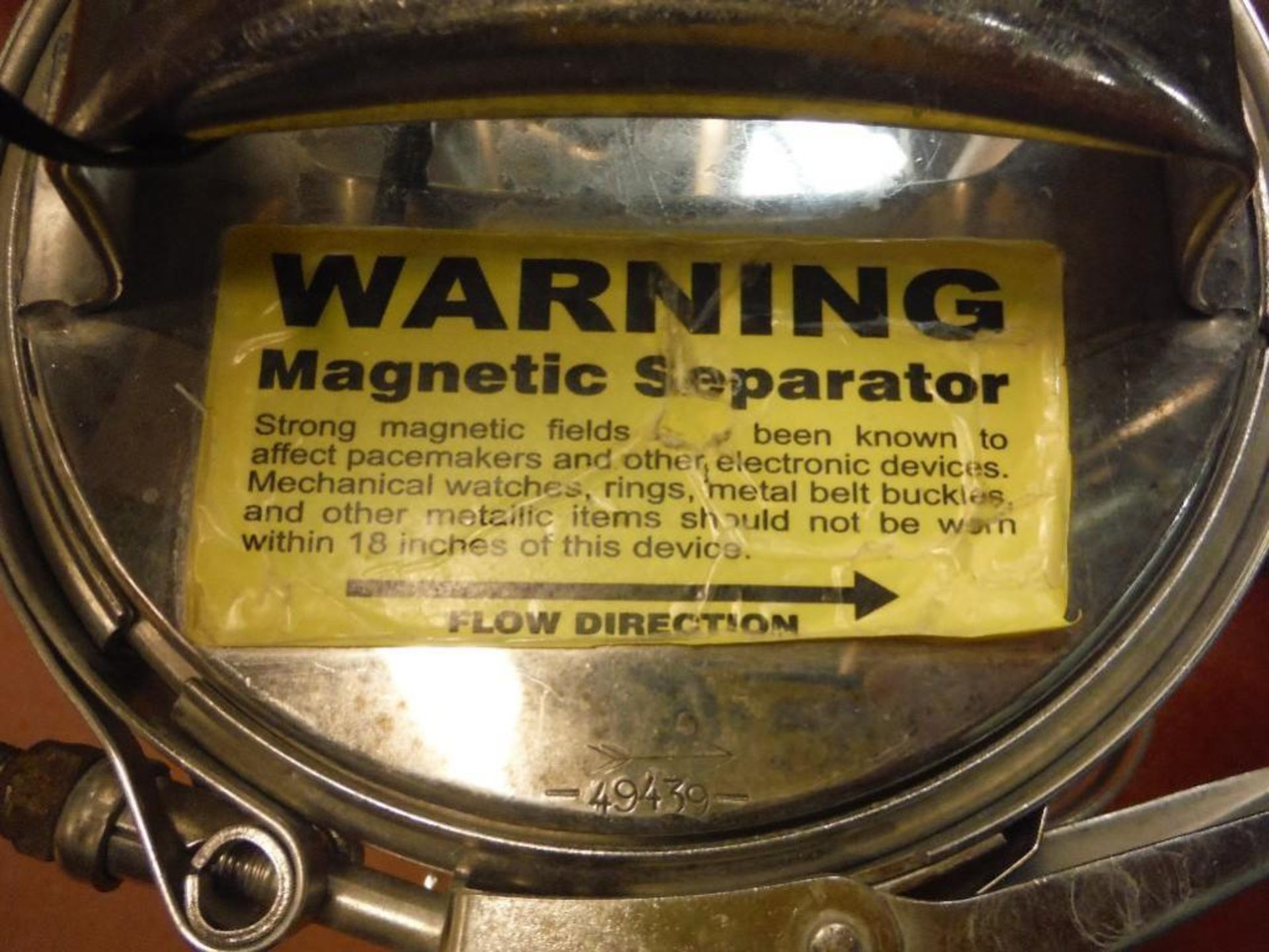 Cesco flow through magnetic separators (each). - RIGGING FEE FOR DOMESTIC TRANSPORT $100 - Image 2 of 3
