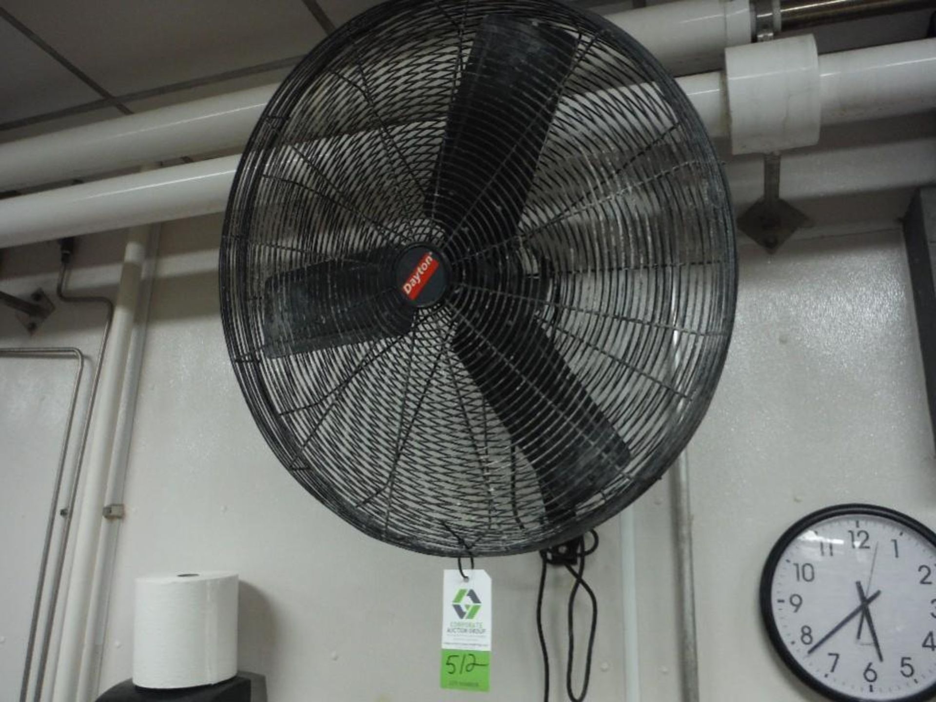 Dayton 30 in. wall mount fan. - RIGGING FEE FOR DOMESTIC TRANSPORT $50