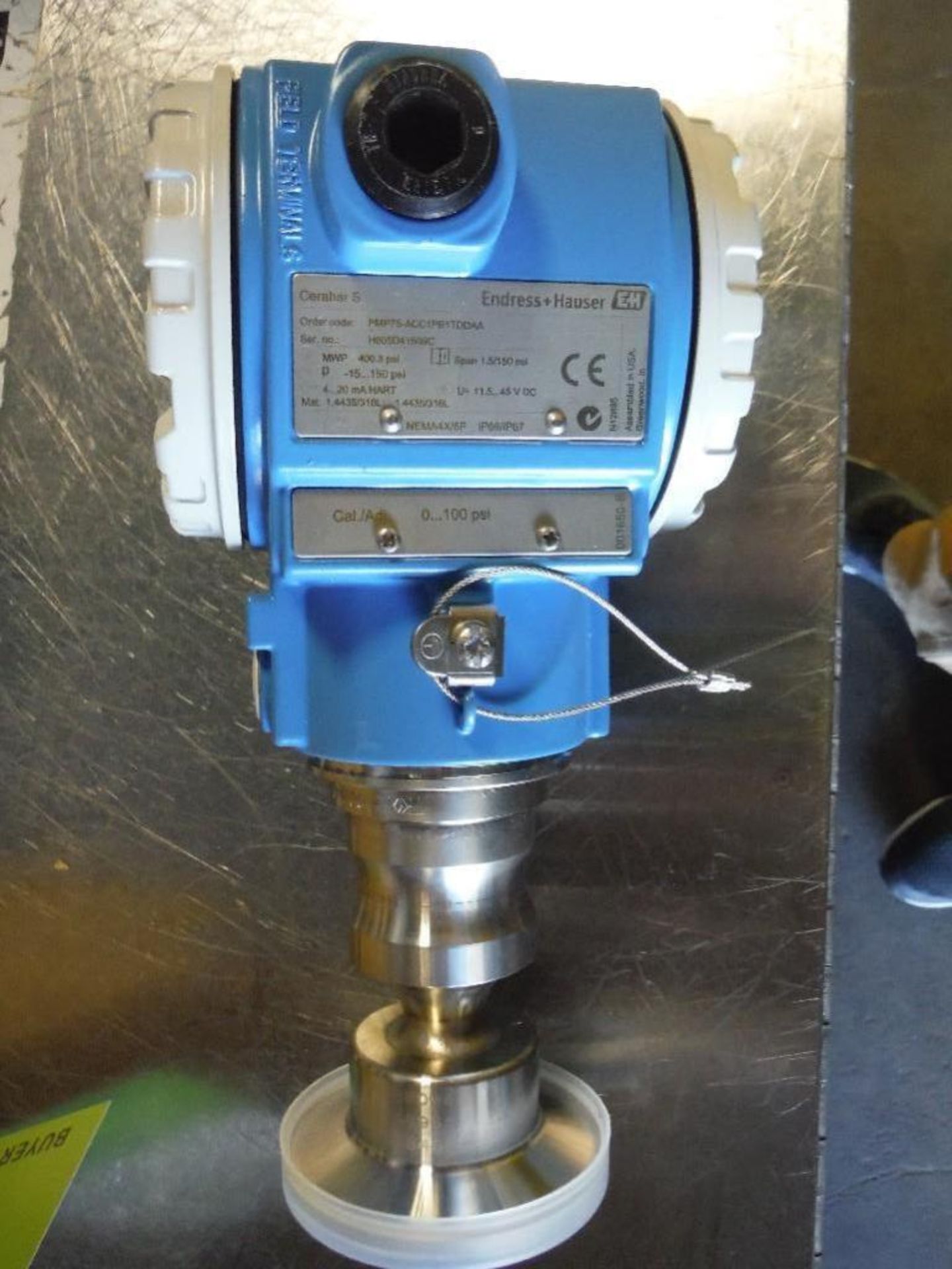 Endress+Hauser pressure transmitter, 2 in., new in box. - RIGGING FEE FOR DOMESTIC TRANSPORT $25 - Image 2 of 4