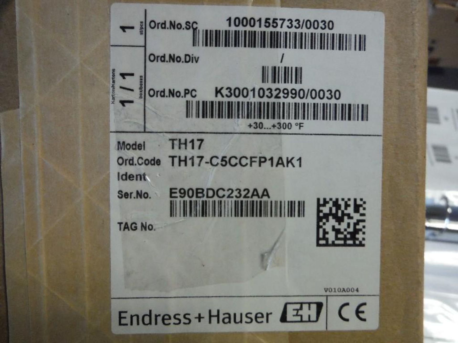 Endress+Hauser temperature transmitter , new in box. - RIGGING FEE FOR DOMESTIC TRANSPORT $25 - Image 3 of 3