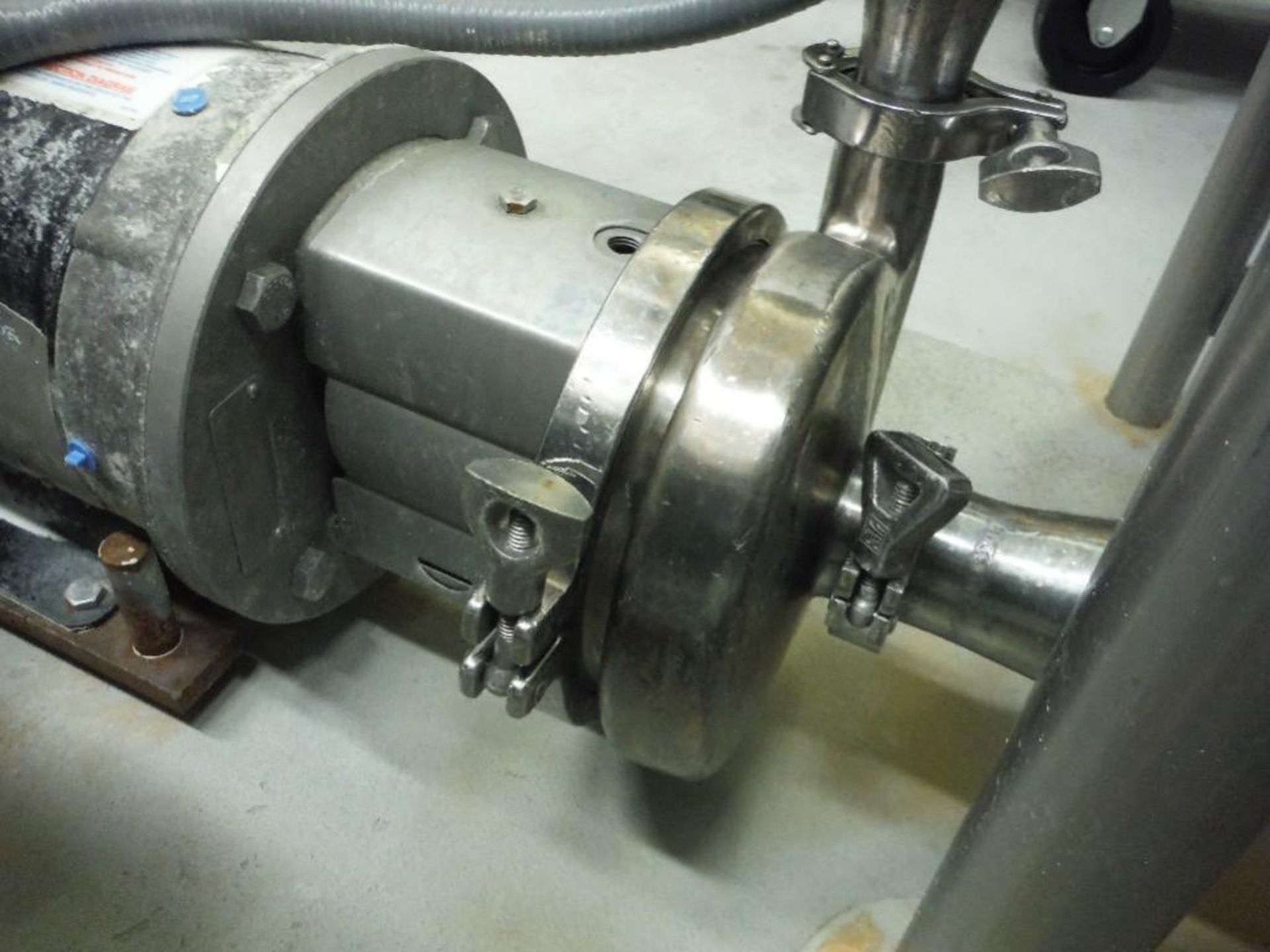 Ampco 3 hp sanitary centrifugal pump, Model AC216MDG18T. - RIGGING FEE FOR DOMESTIC TRANSPORT $100 - Image 3 of 4