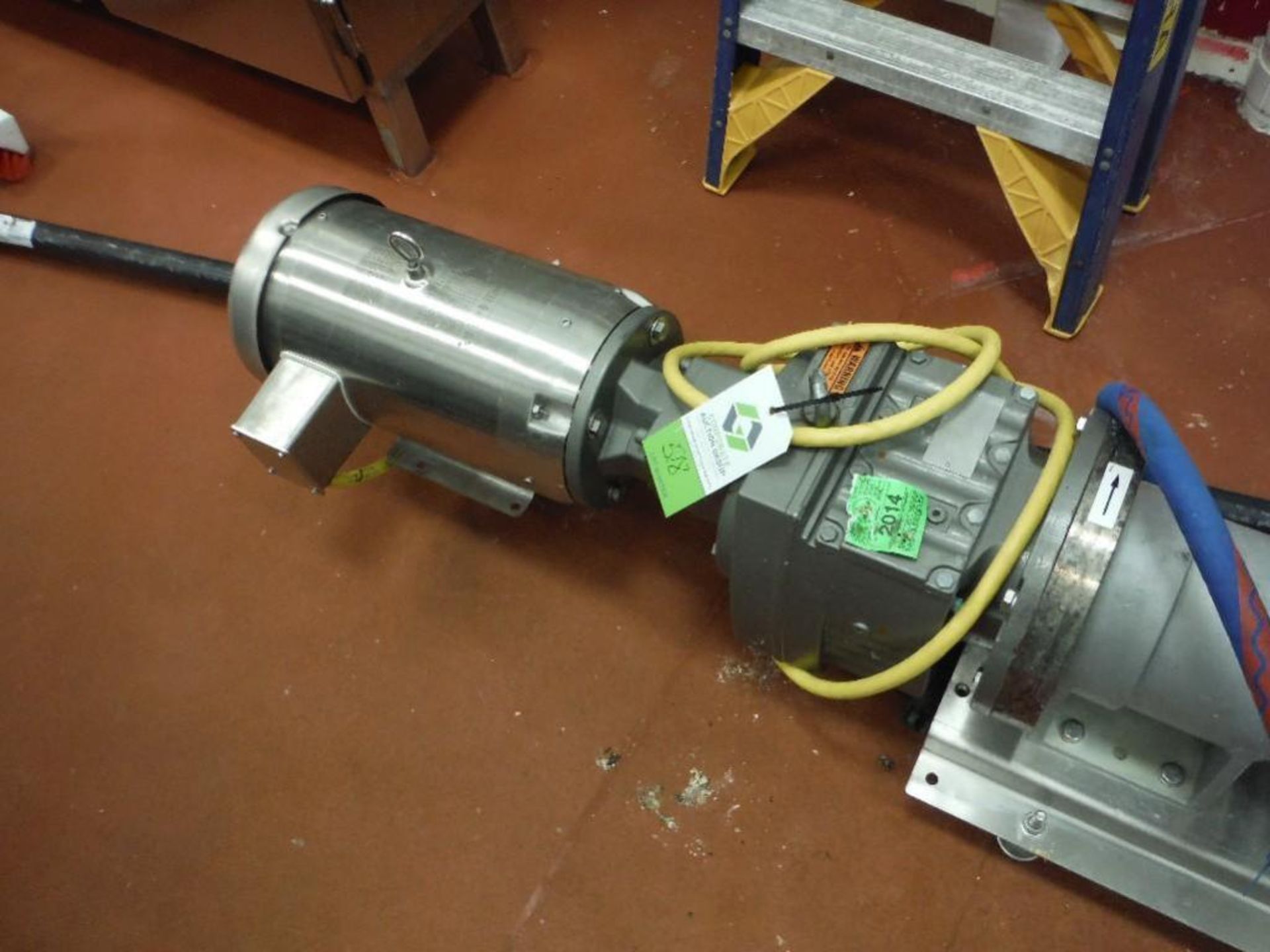 2014 Knoll progressive cavity pump, Type MX50S-60/40, SN 609127, with SS clad 10 hp drive, 60 in. L - Image 6 of 7