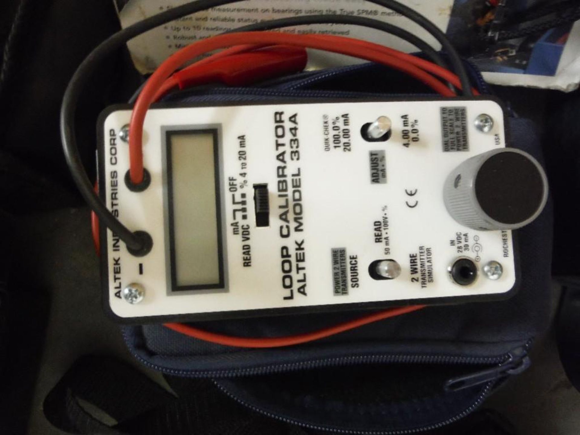 Volt meter, digital tachometer, bearing checker. Rigging Fee: $25 - Image 4 of 5
