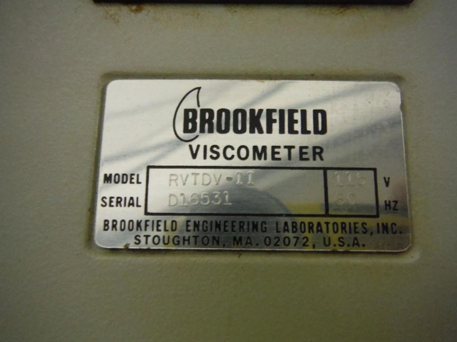 Brookfield viscometer. Rigging Fee: $25 - Image 4 of 4