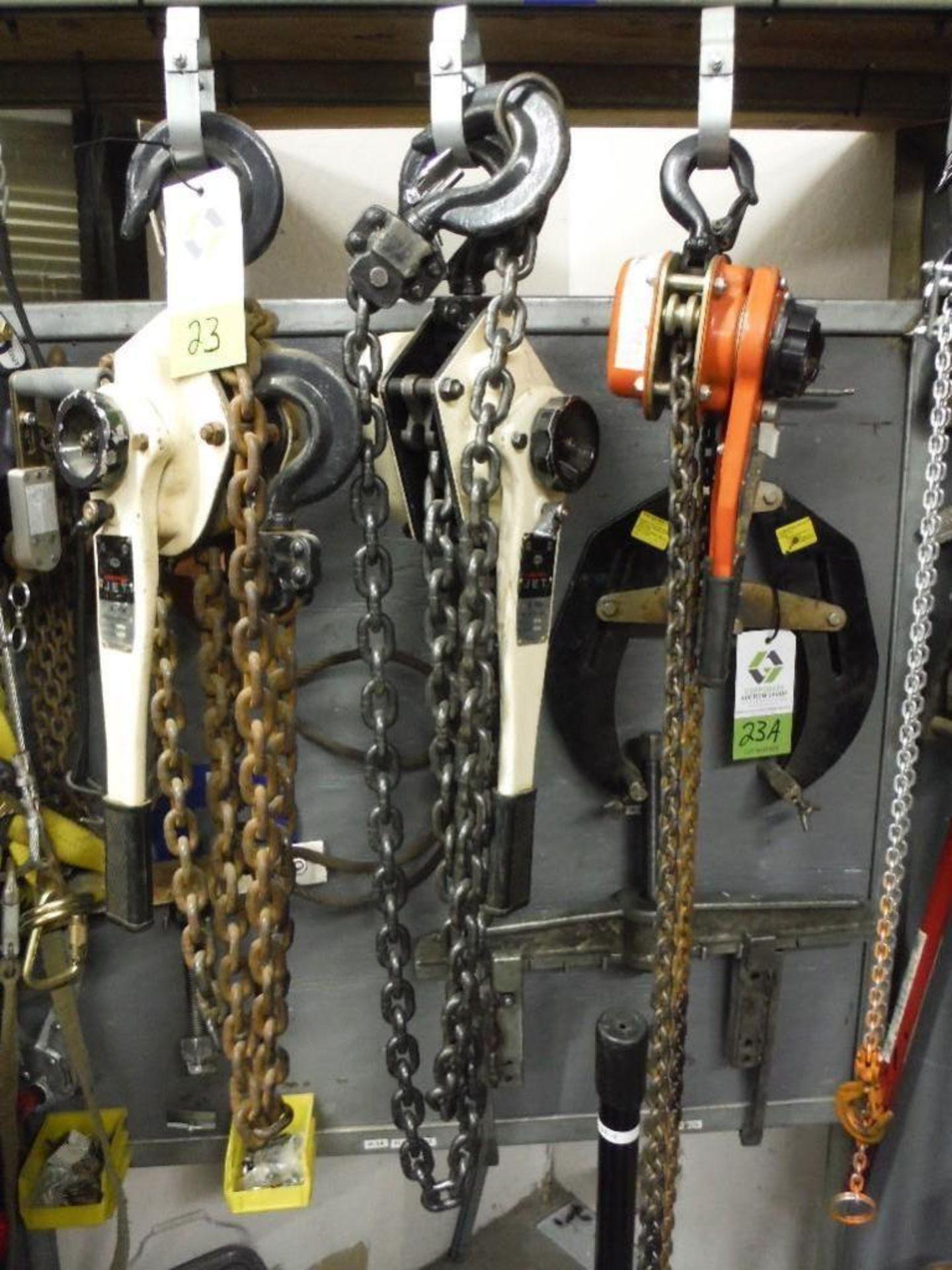 (5) chain hoists. Rigging Fee: $50 - Image 10 of 15