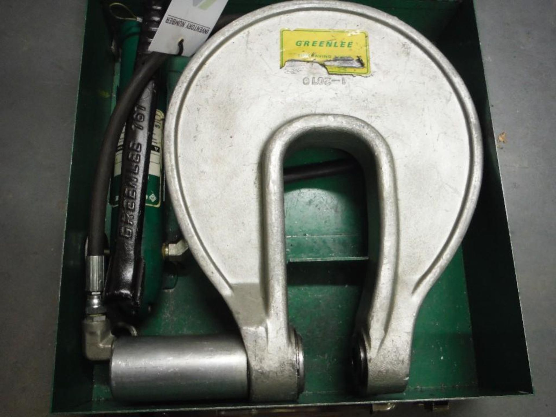 Greenlee hydraulic knockout, Model 1731 . Rigging Fee: $10 - Image 2 of 4