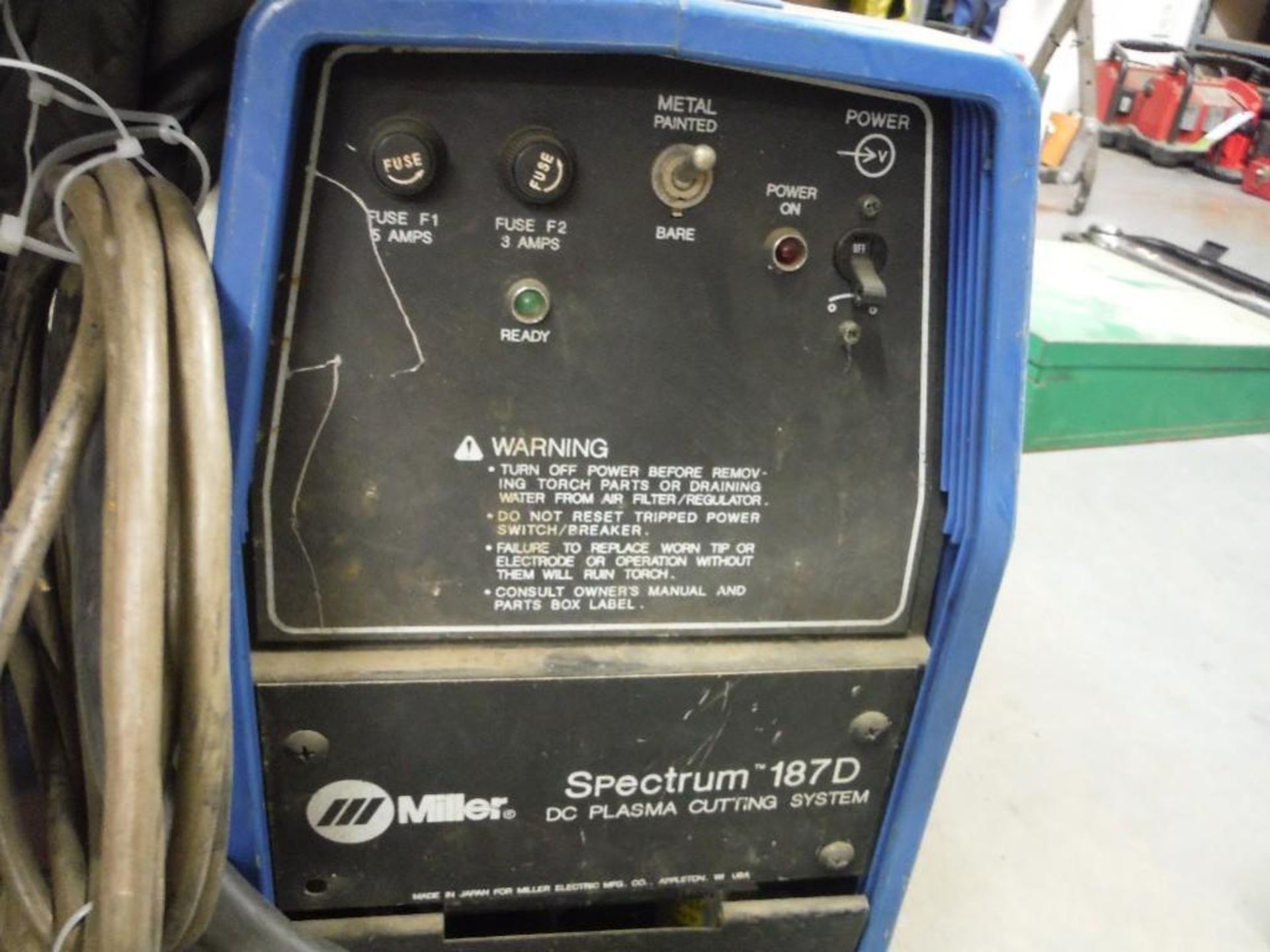 Miller portable spectrum plasma cutter, Model 187D DC. Rigging Fee: $25 - Image 6 of 6