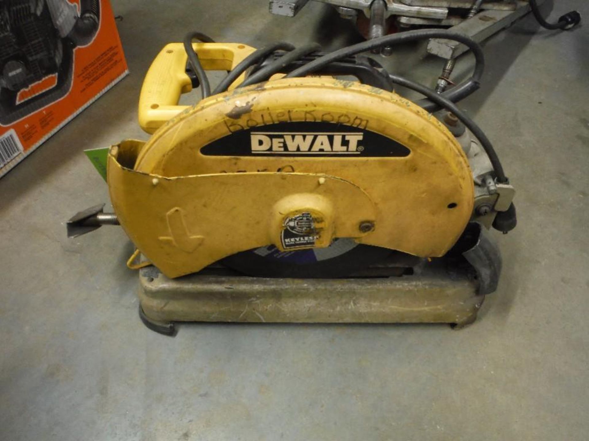 Dewalt abrasive cutoff saw. Rigging Fee: $10 - Image 3 of 5
