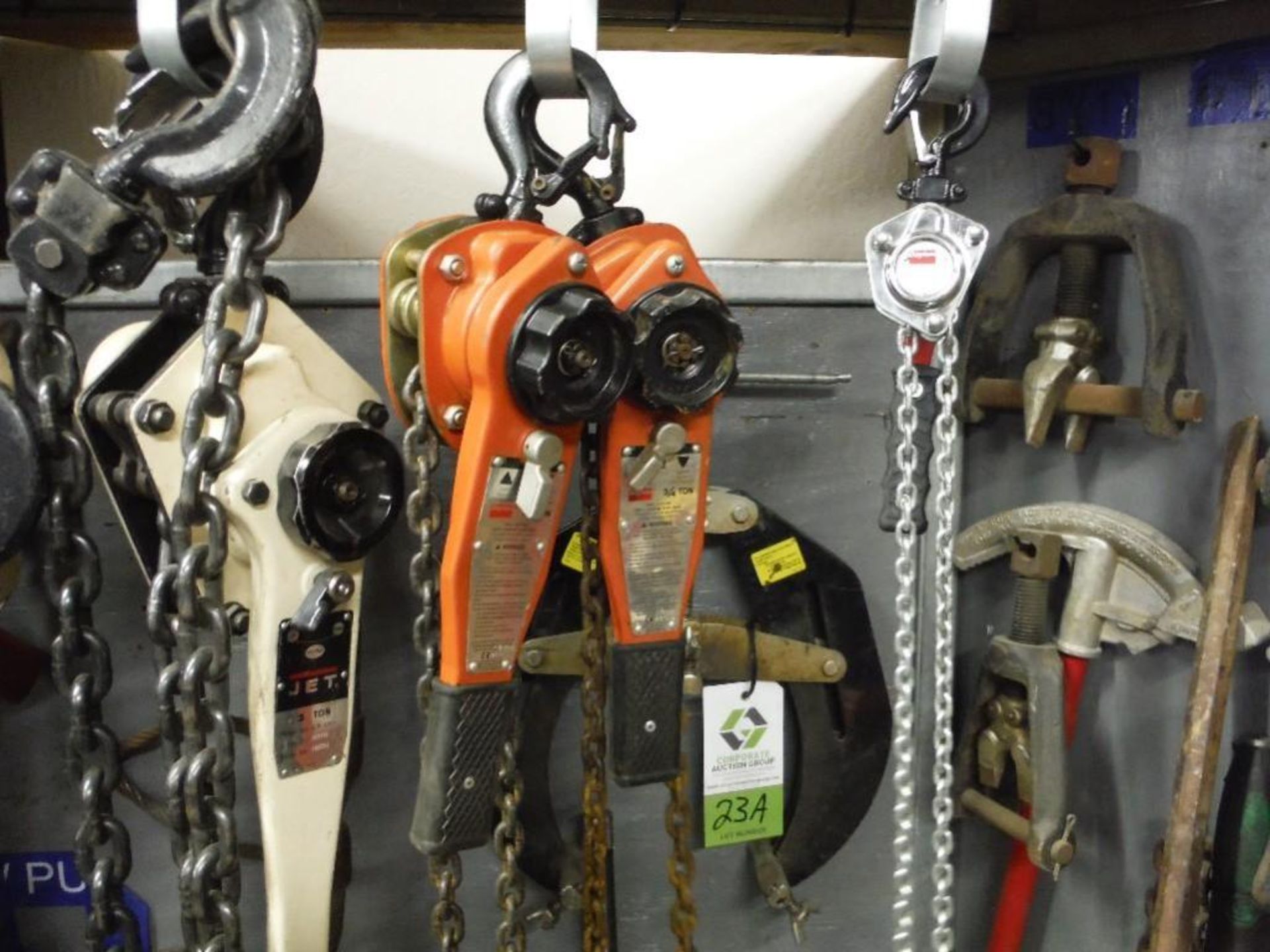 (5) chain hoists. Rigging Fee: $50 - Image 14 of 15