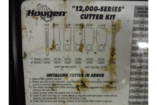 Hougen 12,000 series cutter kit reamers, bushing driver set. Rigging Fee: $25 - Image 4 of 6