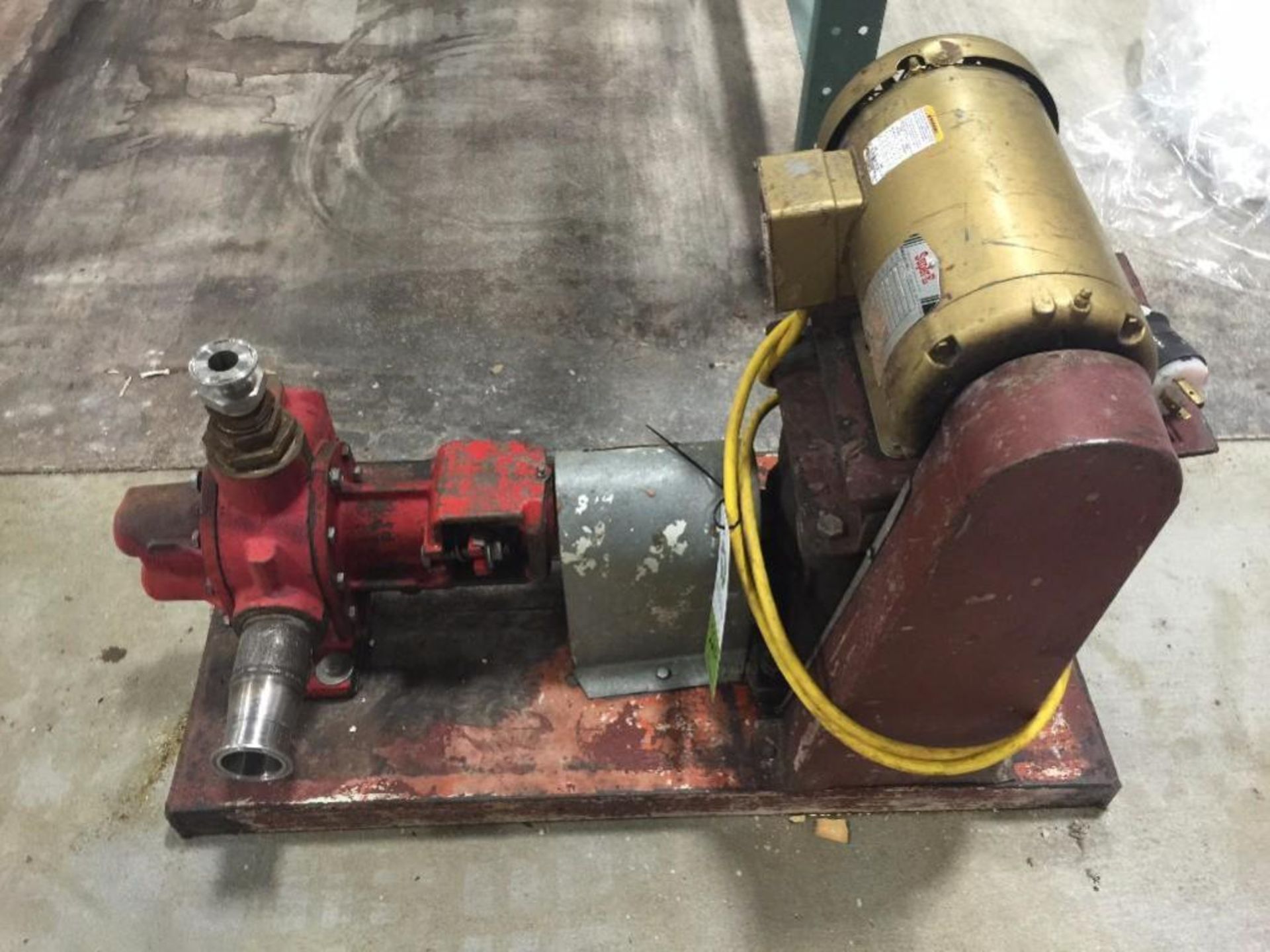 Roper pump and motor, spare motor and gearbox - Rigging Fee: $100