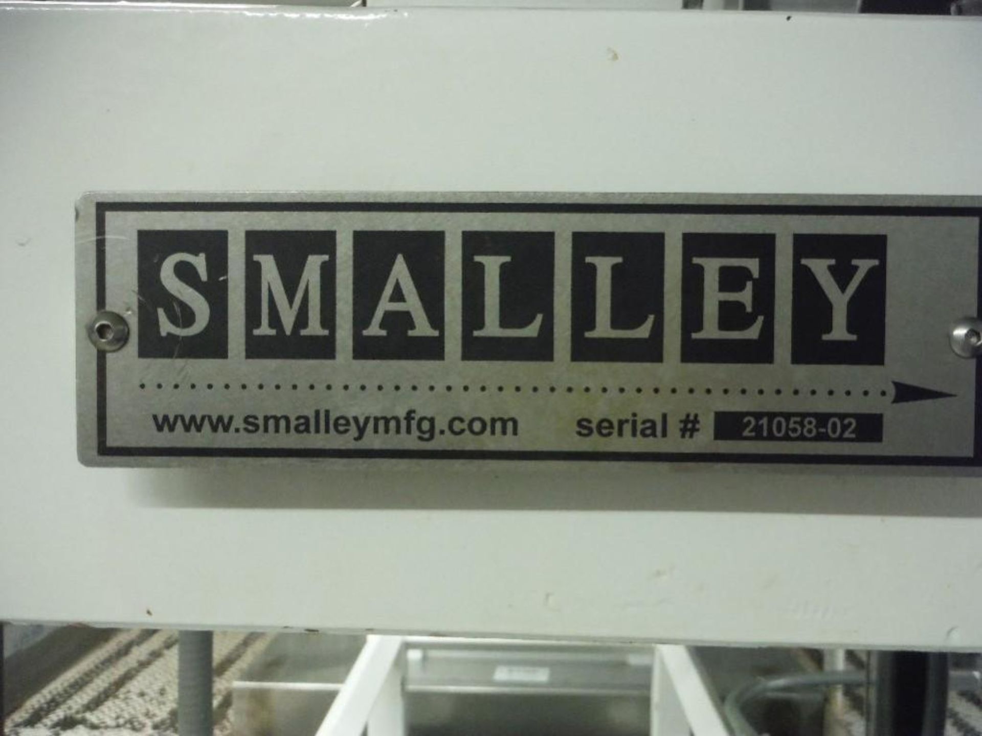 Smalley vibrating pan feeder to Yamato scales, SN 21058-02, dimple pan, 102 in. long x 10 in. wide x - Image 8 of 8