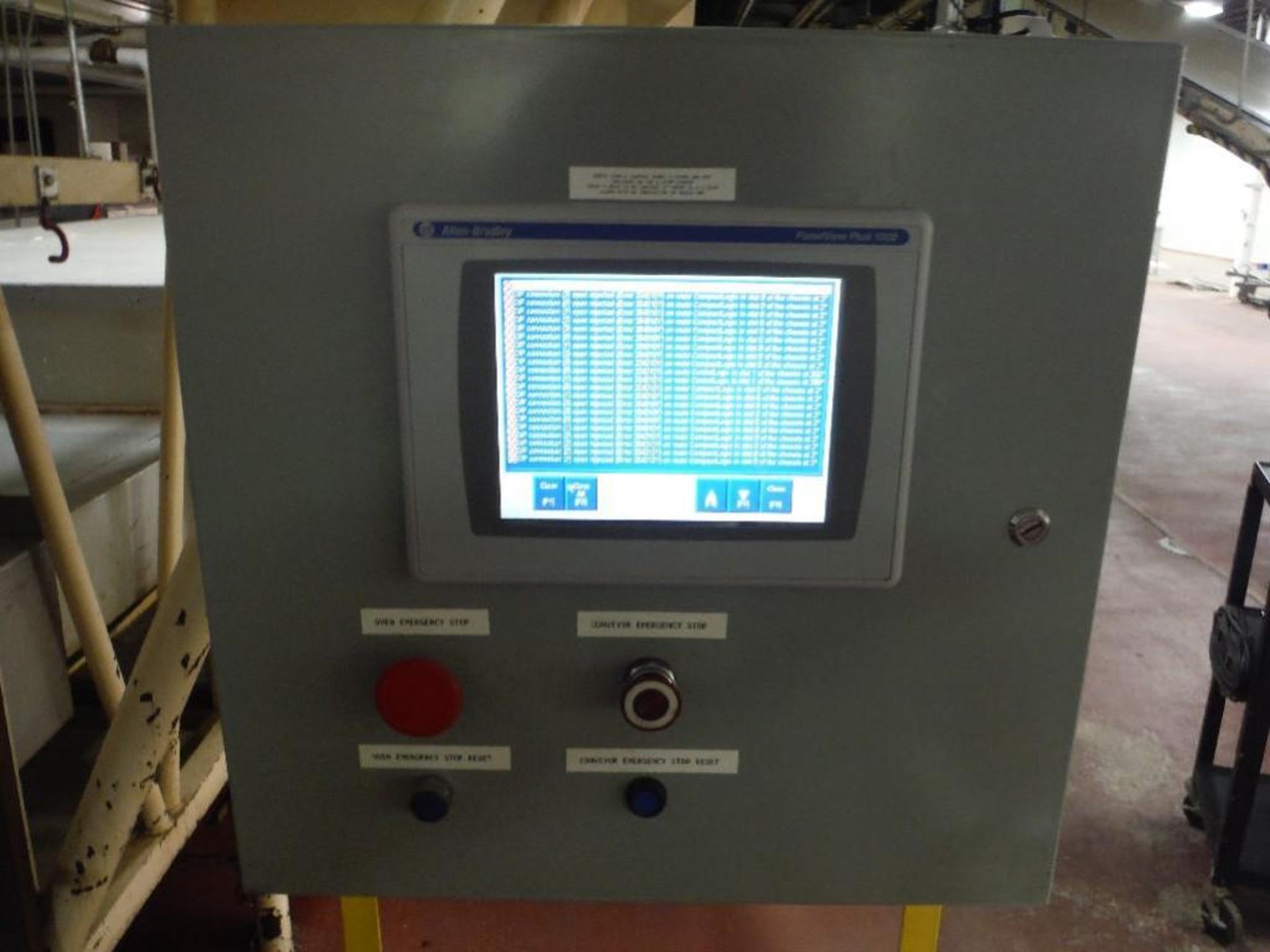 Mild steel control panel, Allen Bradley panelview plus 1000 - Rigging Fee: $100 - Image 2 of 5