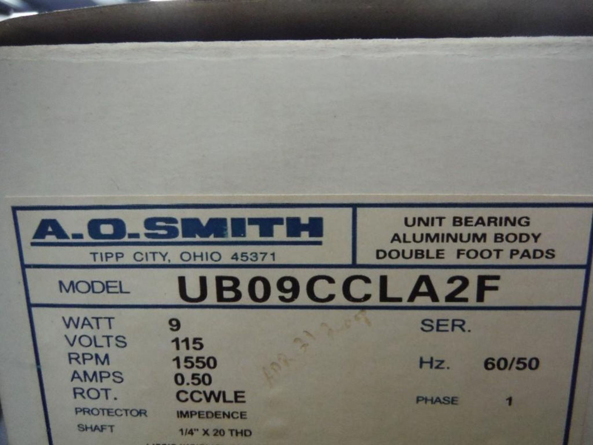 AO Smith small motors (LOT) - Rigging Fee: $15 - Image 4 of 9