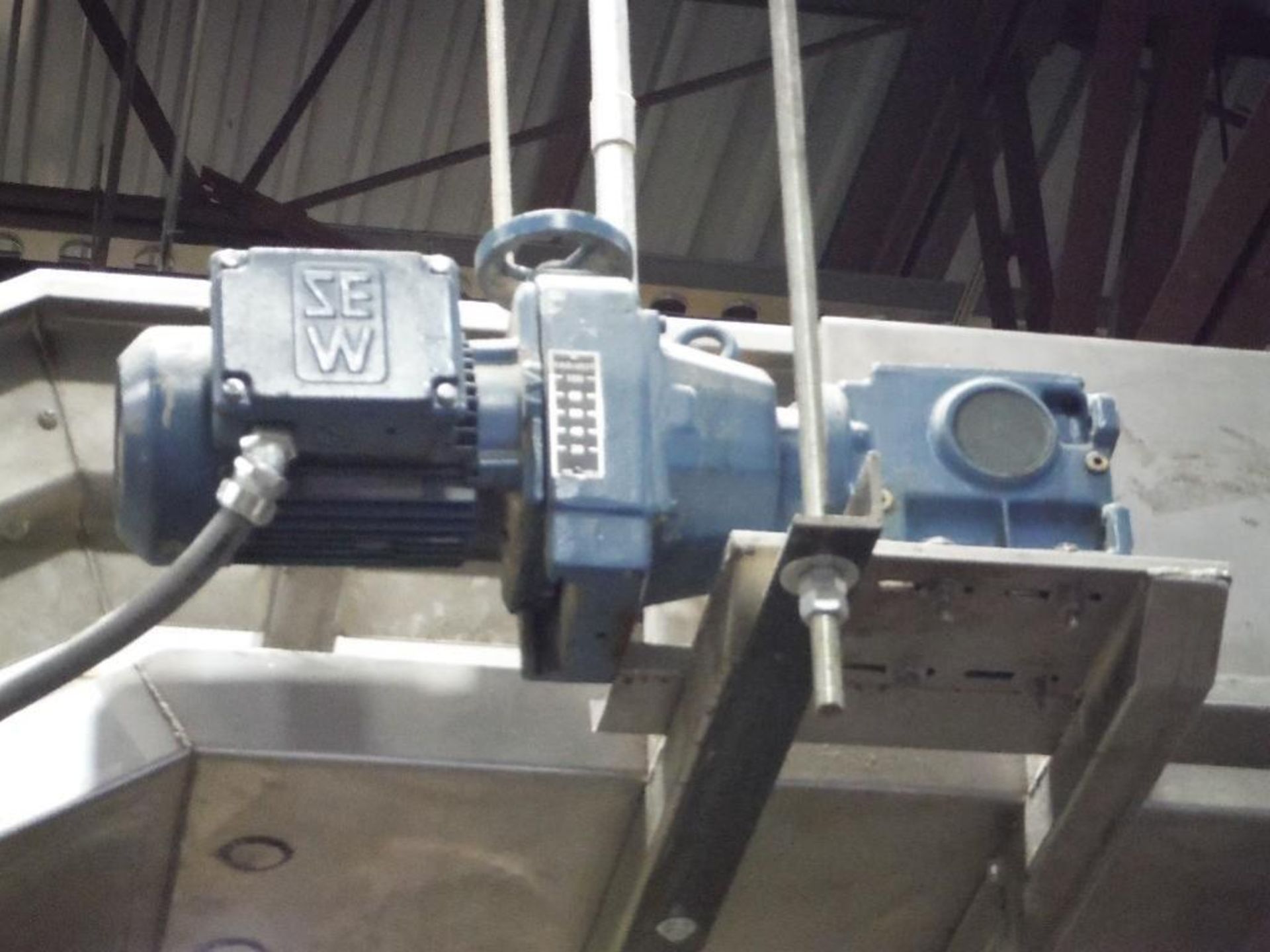 M&S Z flow elevator leg, 12 in. wide cleated conveyor, 25 ft. long x 12 in. wide x 24 in. infeed x 1 - Image 7 of 7