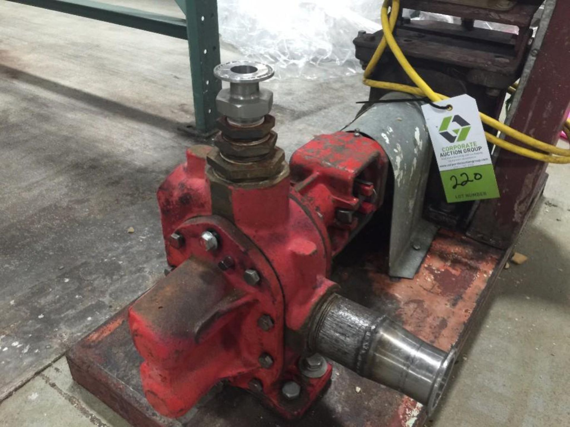 Roper pump and motor, spare motor and gearbox - Rigging Fee: $100 - Image 3 of 5