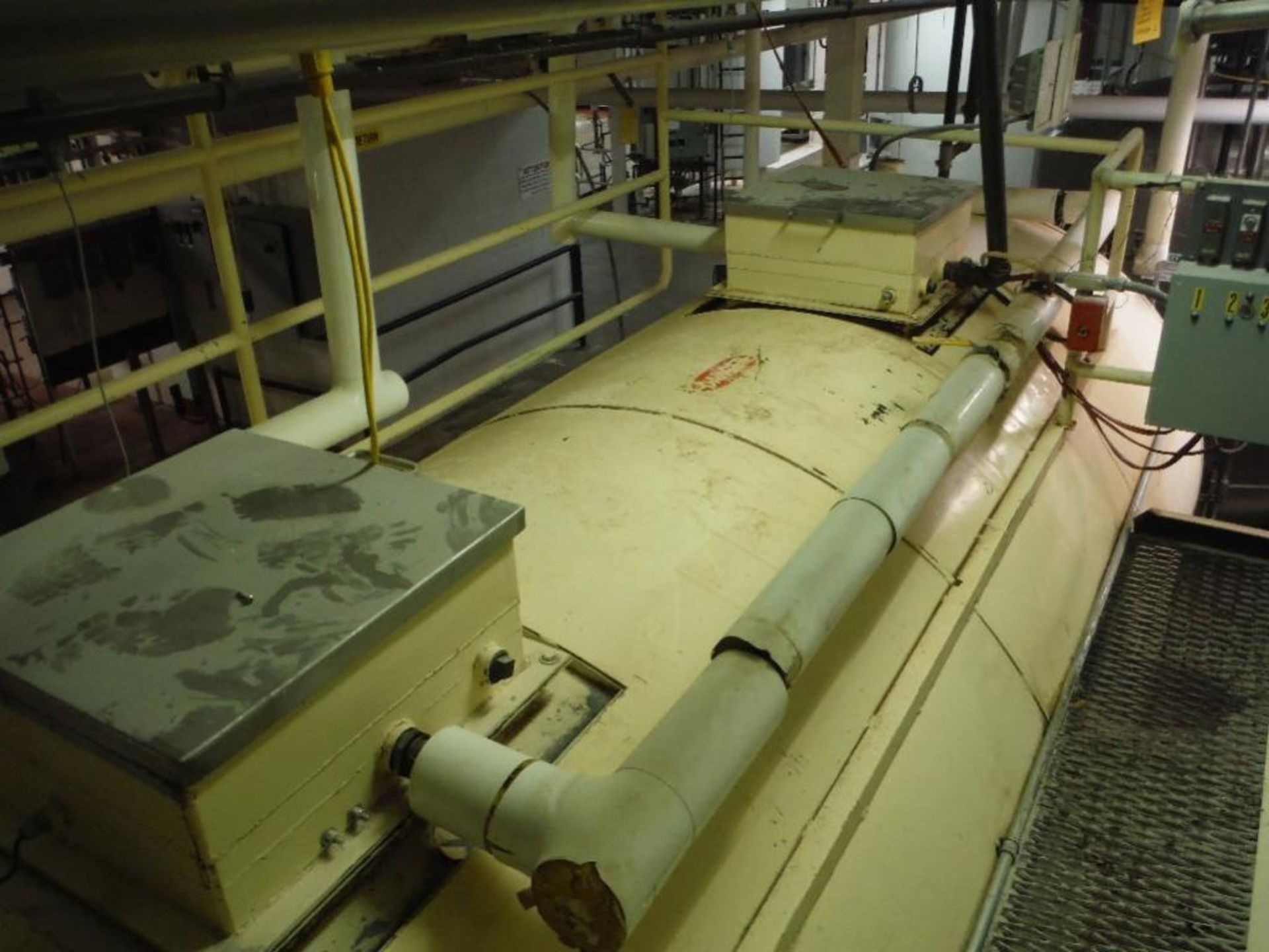 Bloomer chocolate tank, 84 in. dia x 18 ft. long, 15 hp to gearbox, - Rigging Fee: $6000 - Image 14 of 23