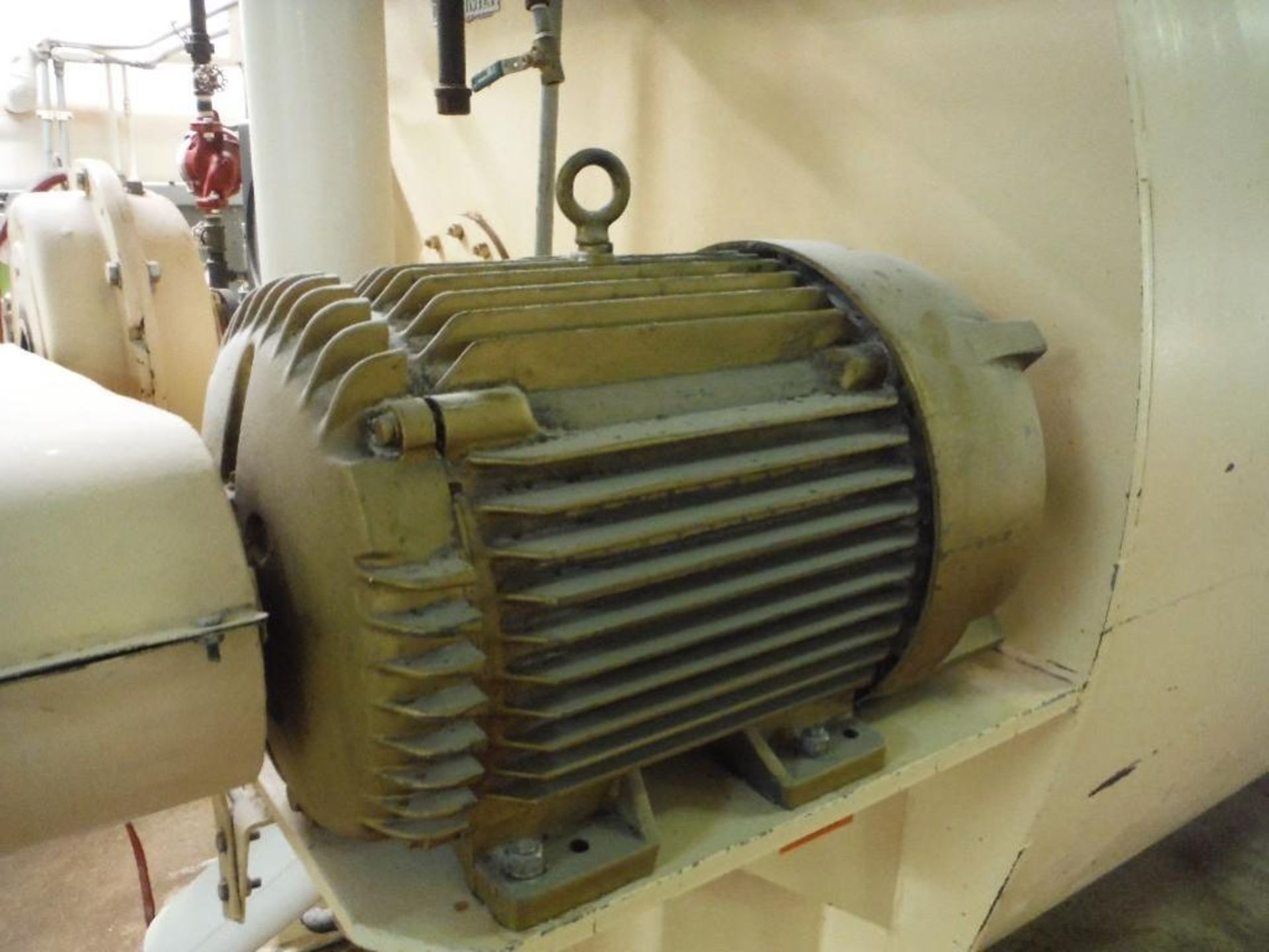 Bloomer chocolate tank, 84 in. dia x 18 ft. long, 15 hp to gearbox, - Rigging Fee: $6000 - Image 4 of 23