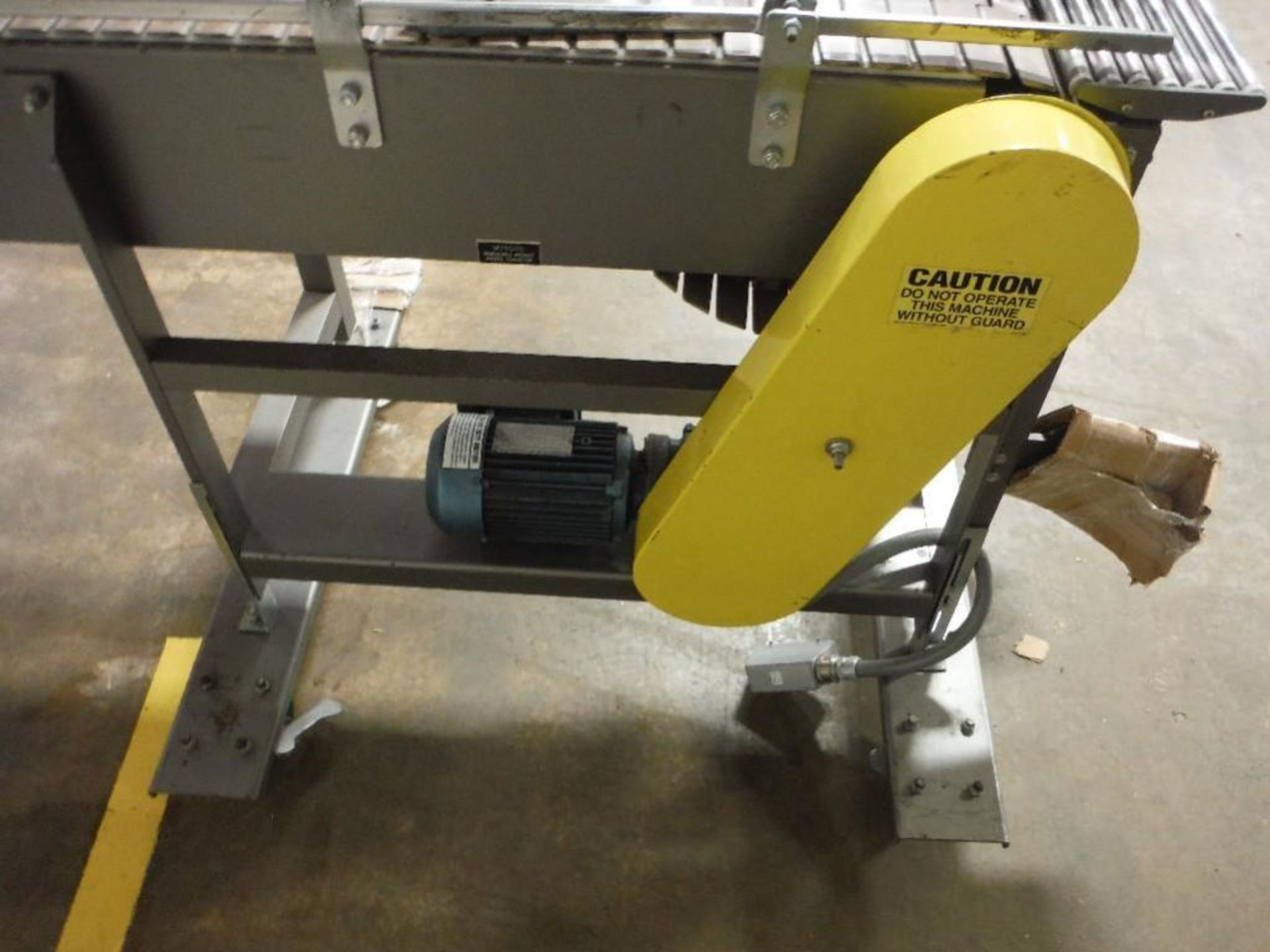 Sentry dual lane 90 degree conveyor, table top belt 7 in. wide, overall 12 ft. x 7 ft., SS frame, wi - Image 4 of 7