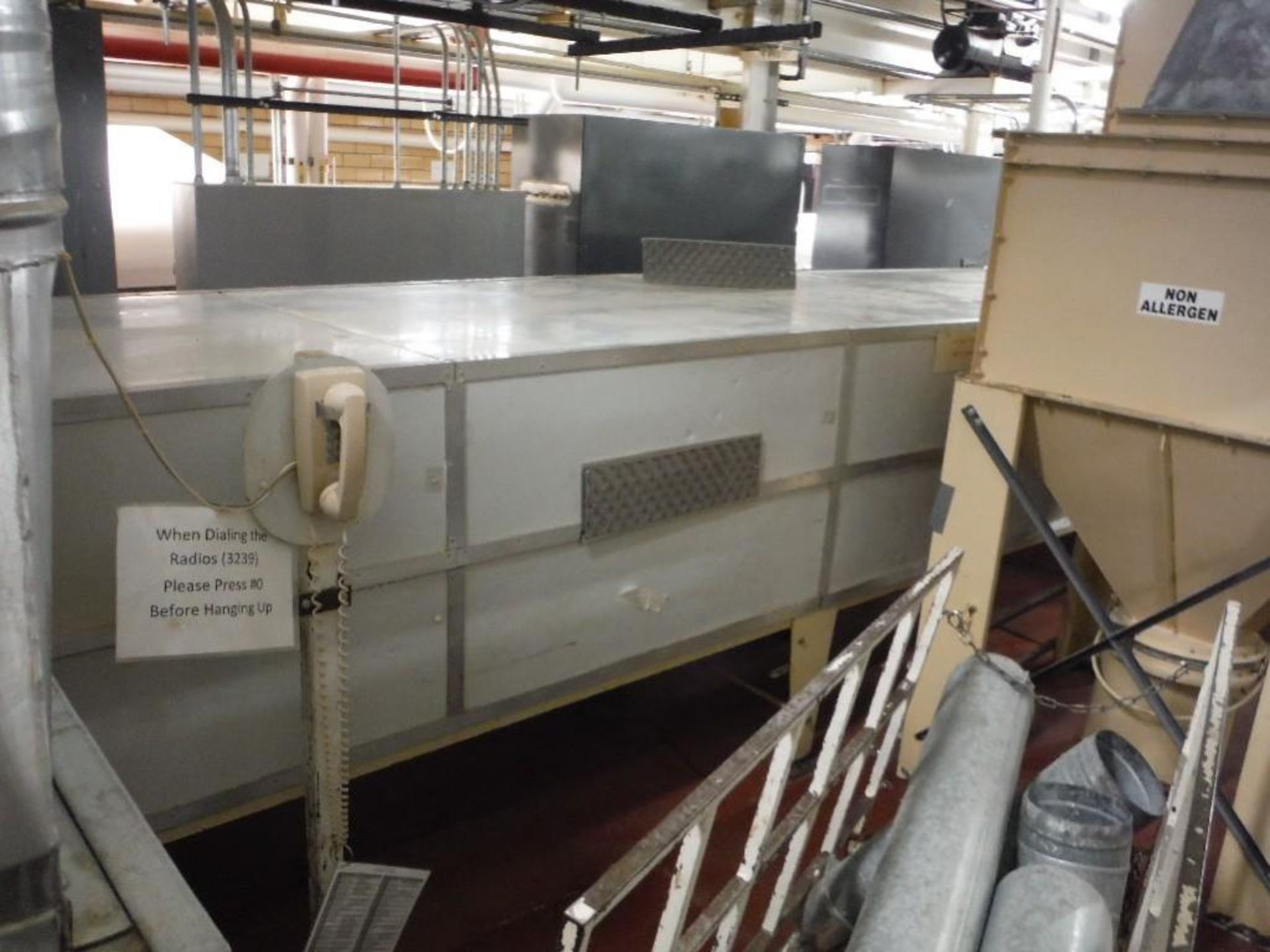 RFH cooling tunnel, single zone, cold plate 50 ft. long x 42 in. wide, freon - Rigging Fee: $700 - Image 4 of 14