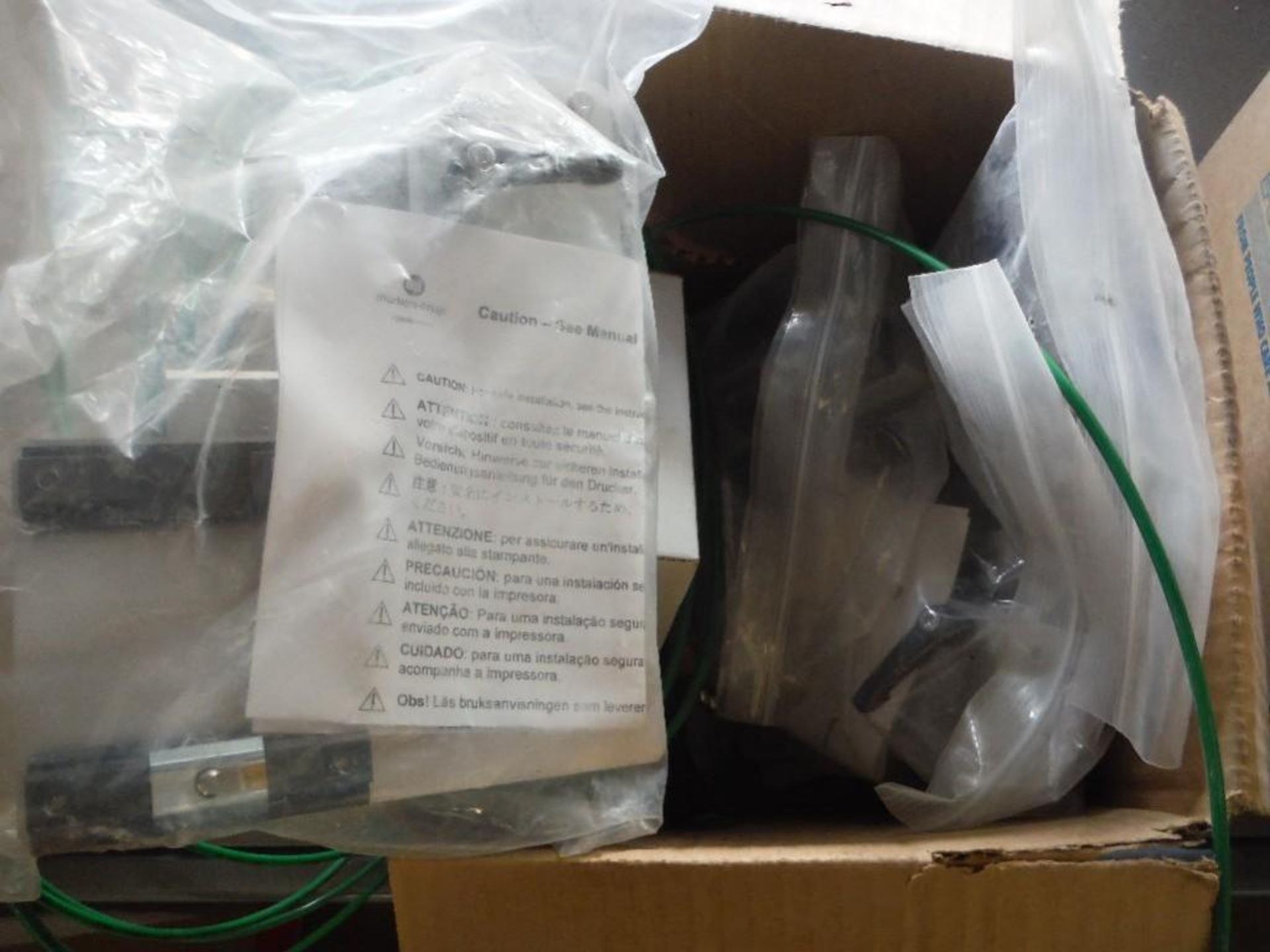 (2) boxes of electric motors, gauges, plates (LOT) - Rigging Fee: $25 - Image 5 of 5