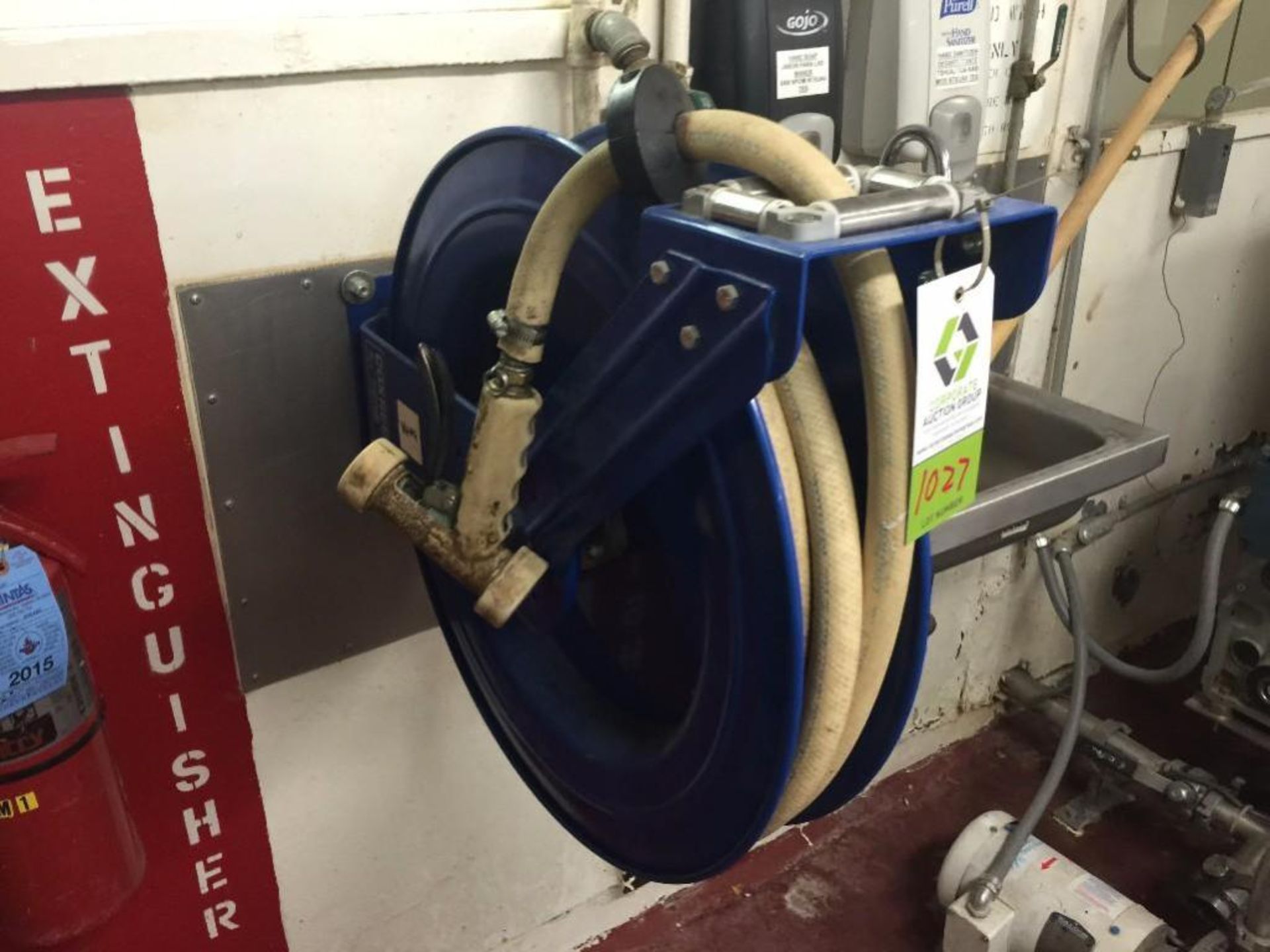 Water hose reel and hose (EACH) - Rigging Fee: $100